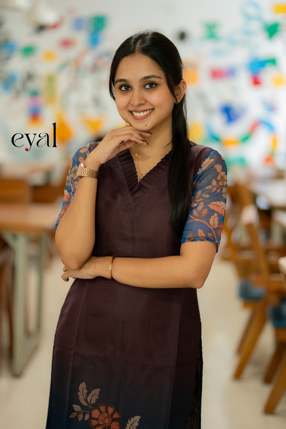 Ombre Bloom Printed Kurta