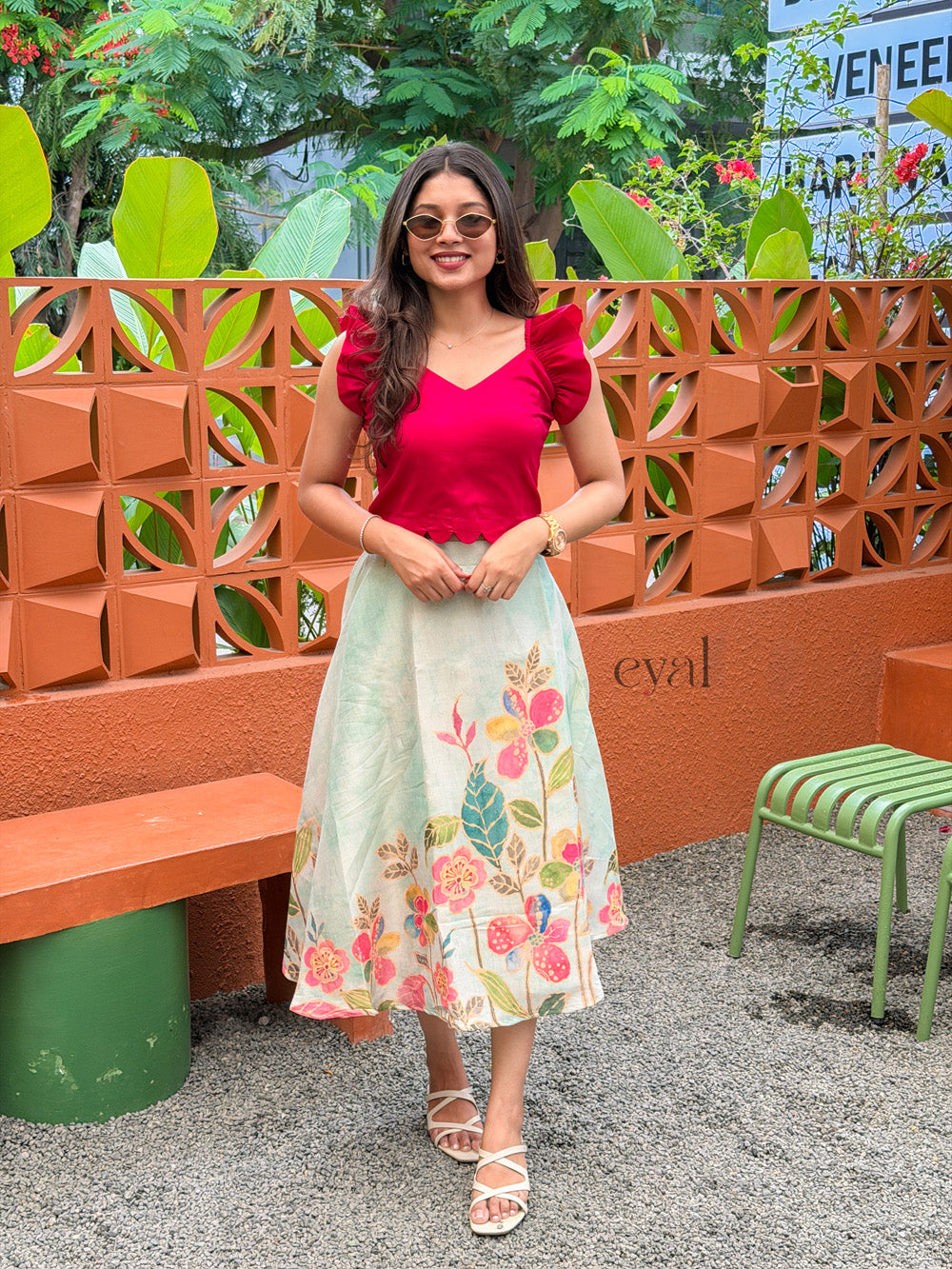 Roselle skirt set
