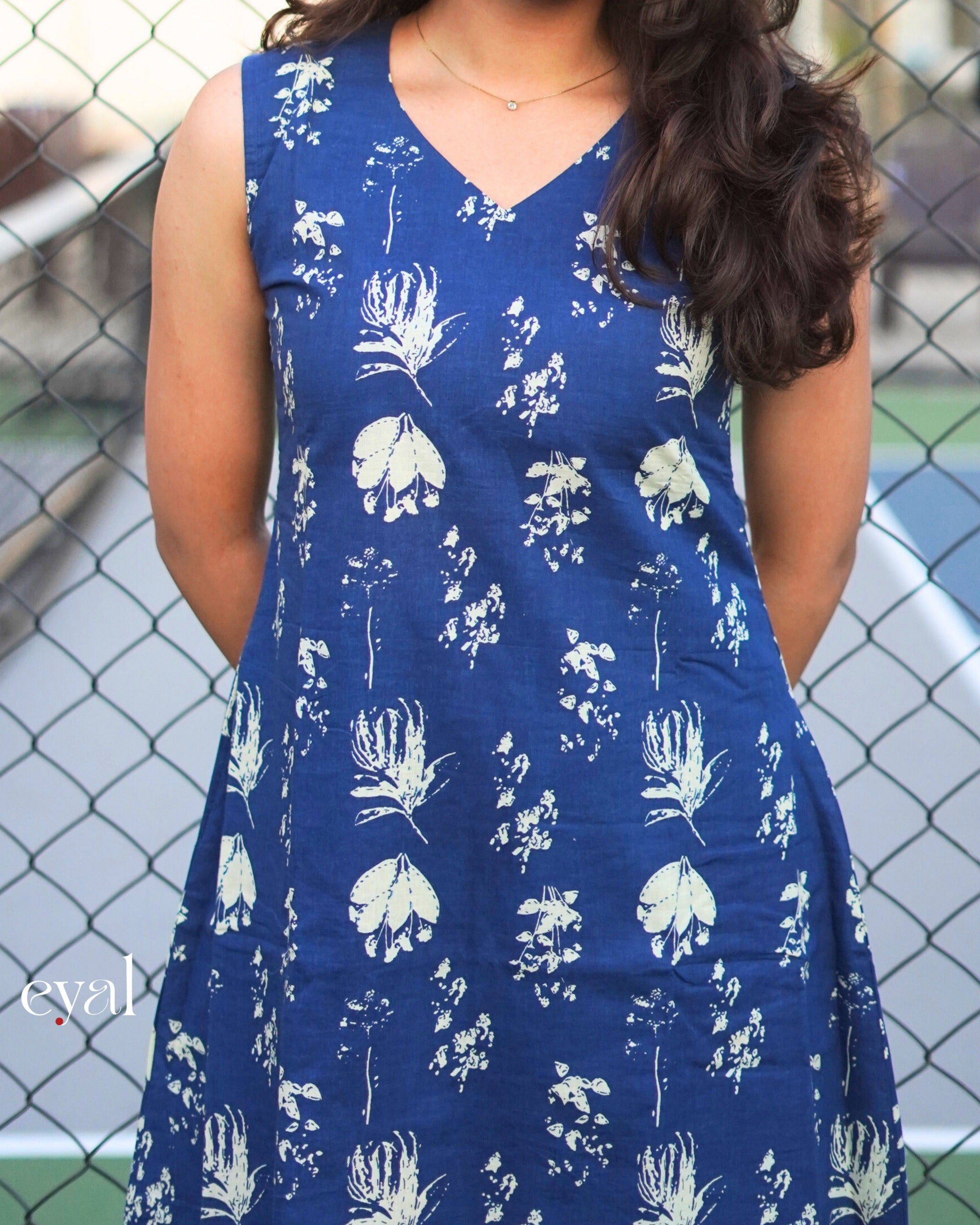 Indigo essence kurti/maxi