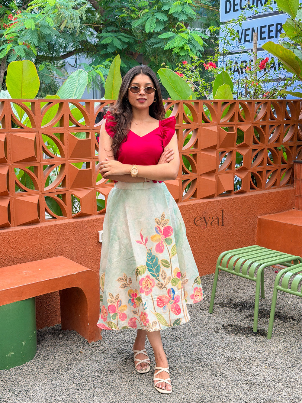 Roselle skirt set