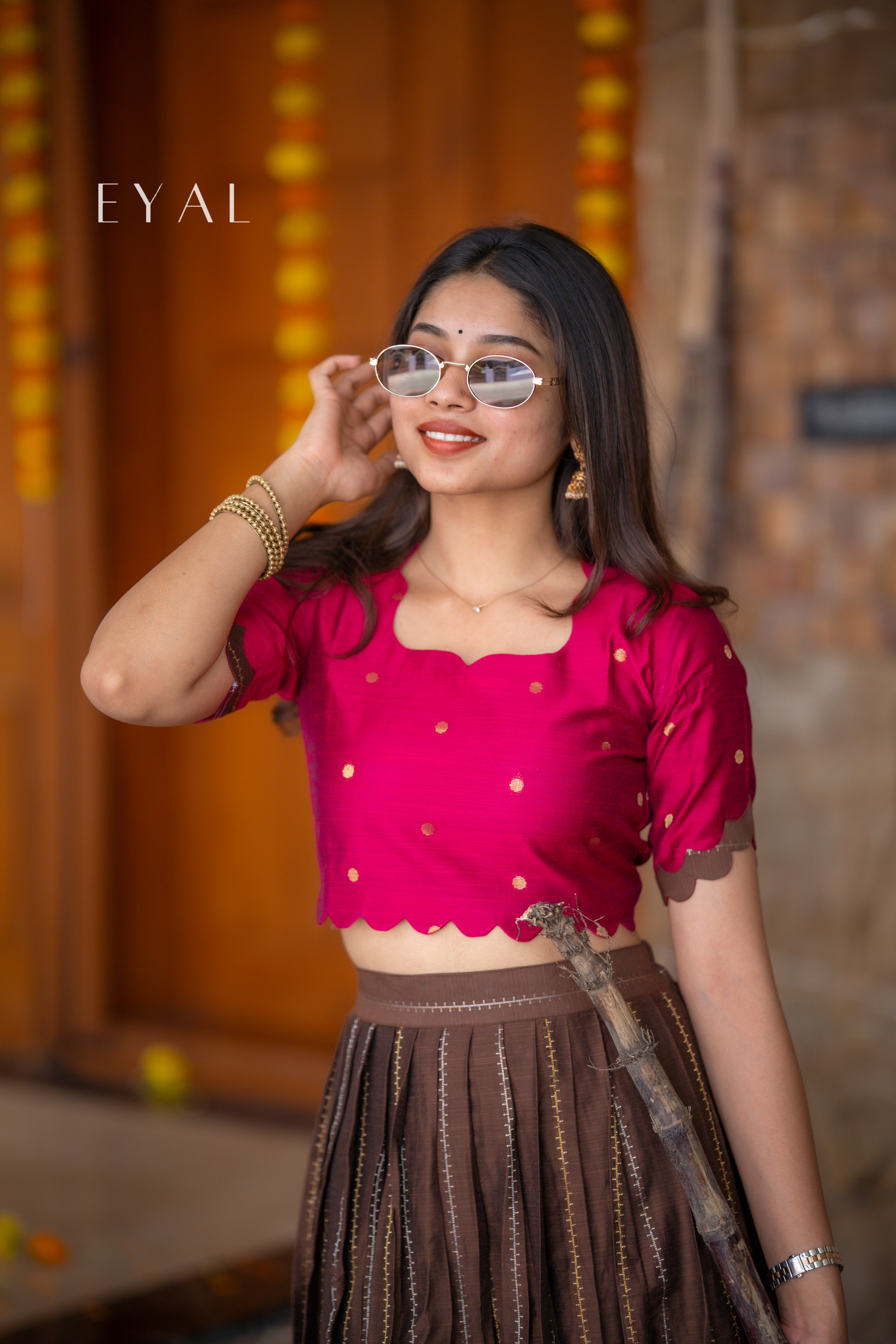 Man vasanai - the earthy tone skirt & top