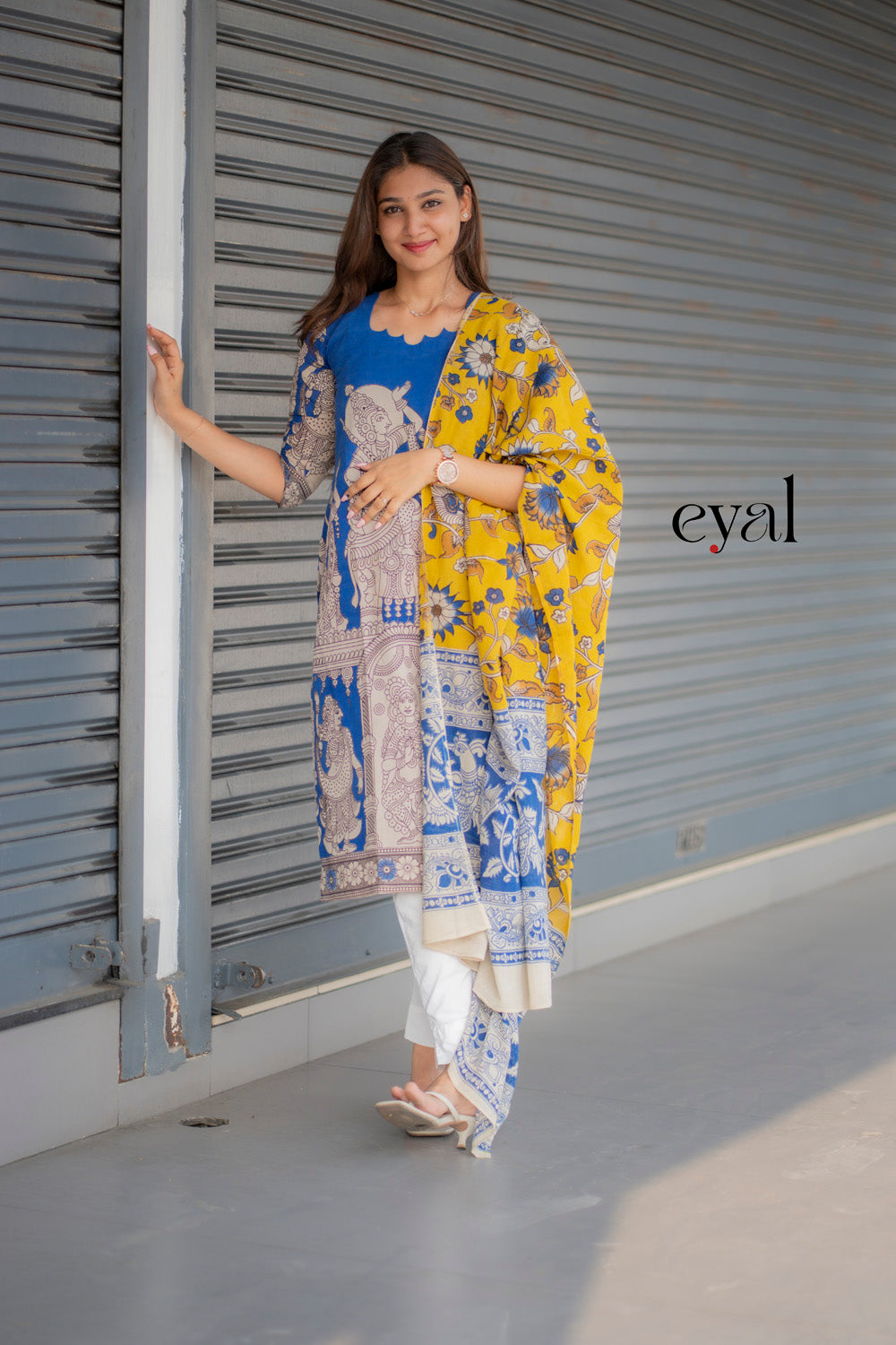 Bluebird kalamkari set