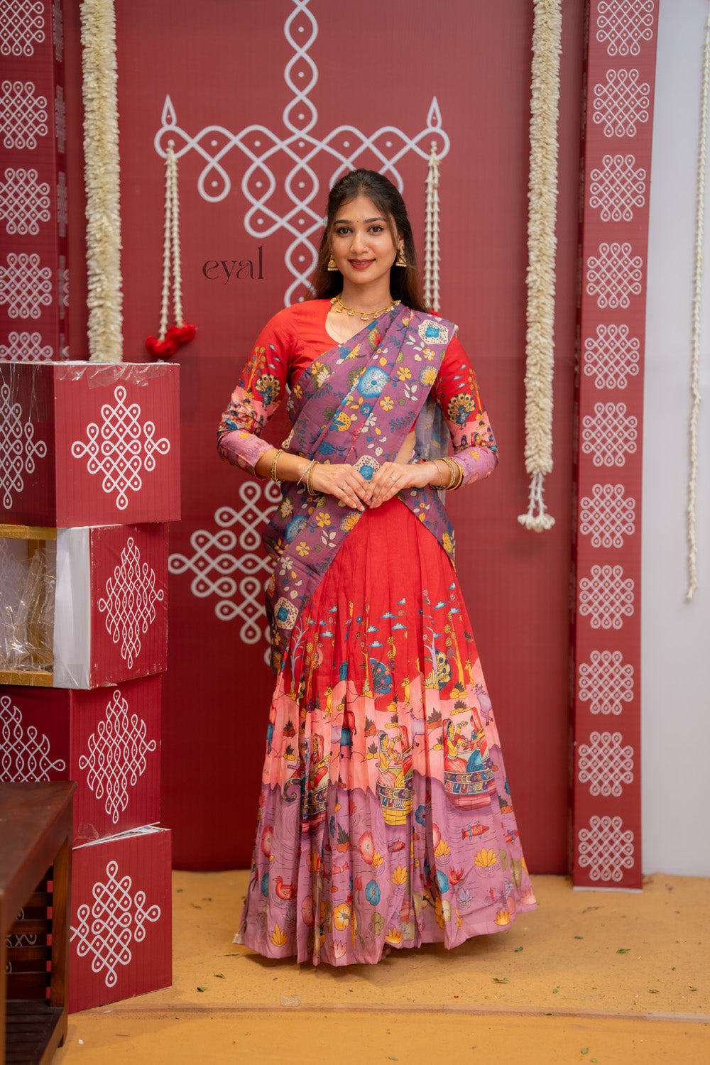 Hridaya - kalamkari leganga