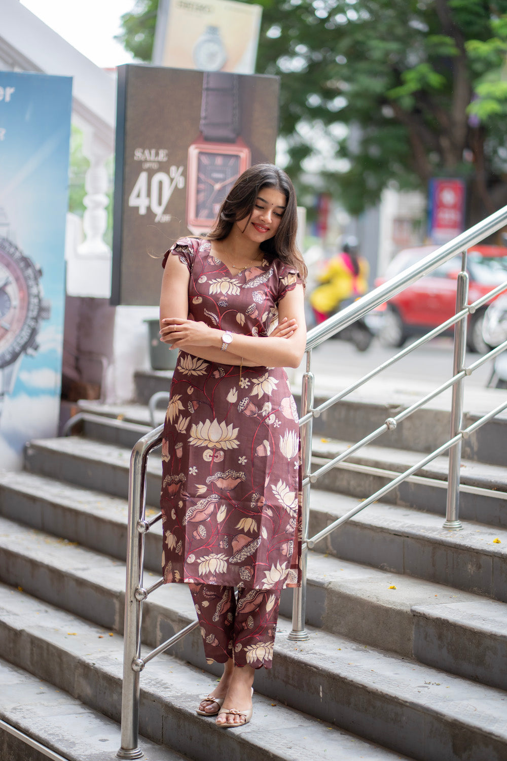 Anya kalamkari co-ords