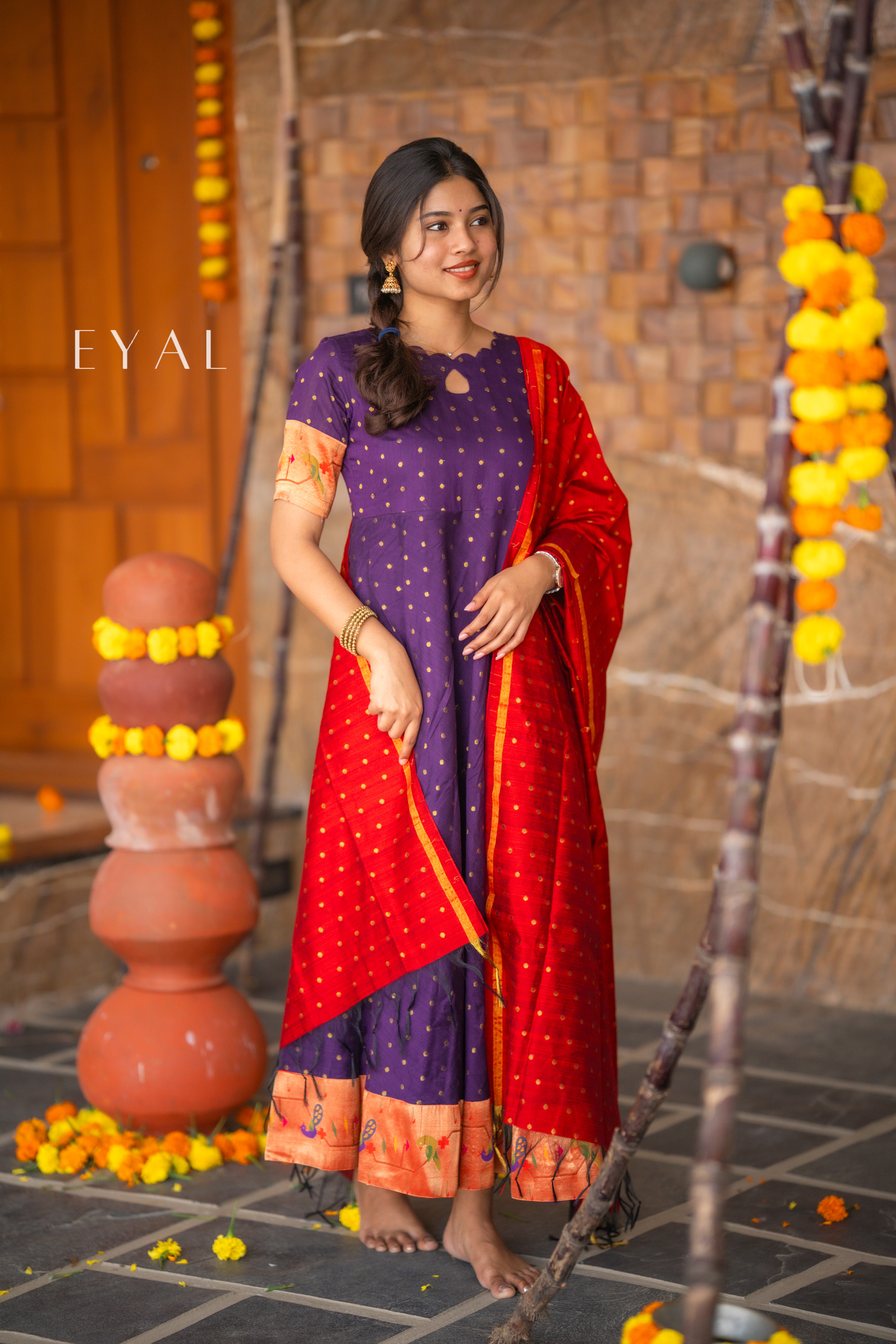 Varnika - rawsilk x paithani