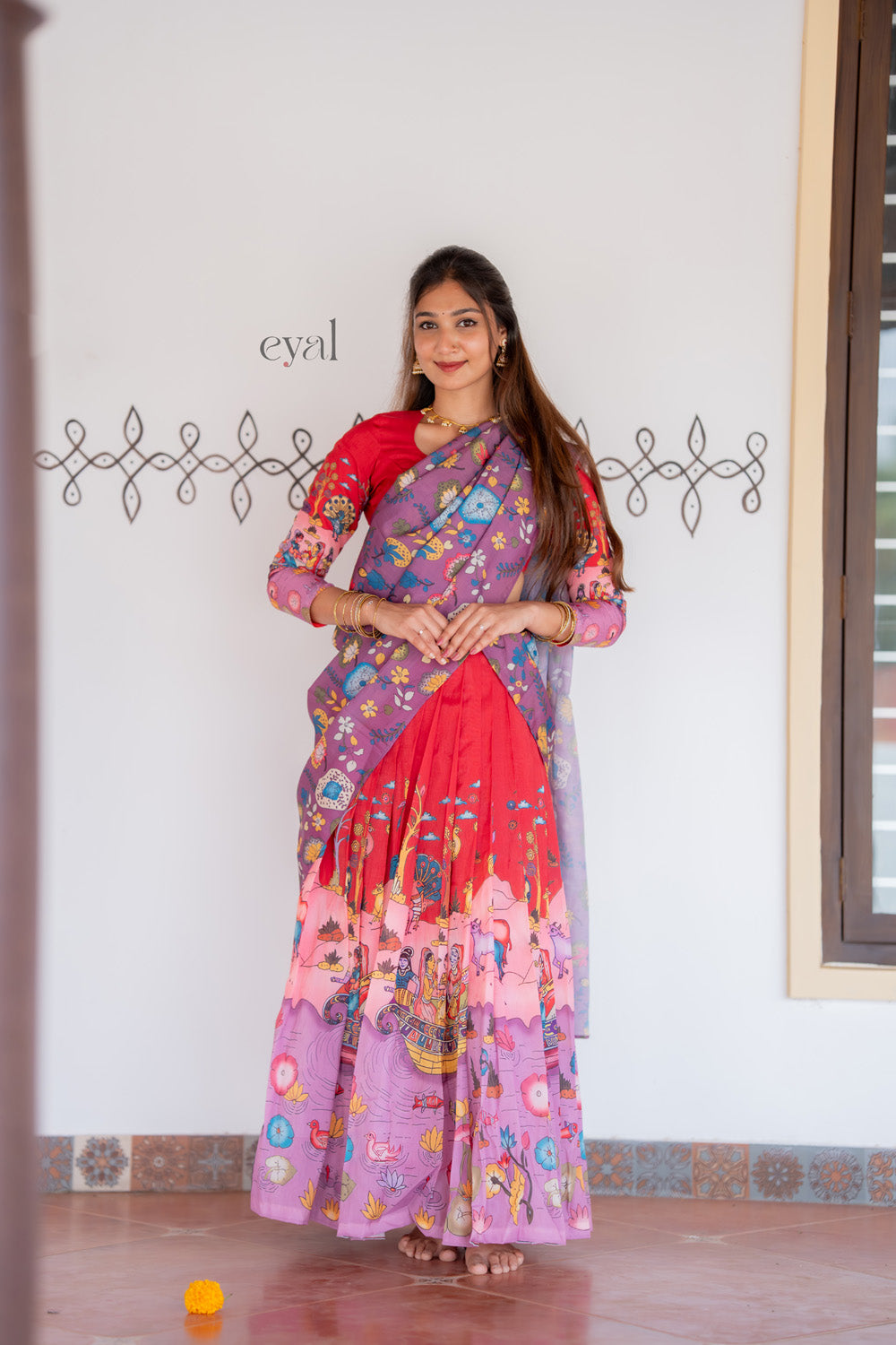 Hridaya - kalamkari leganga