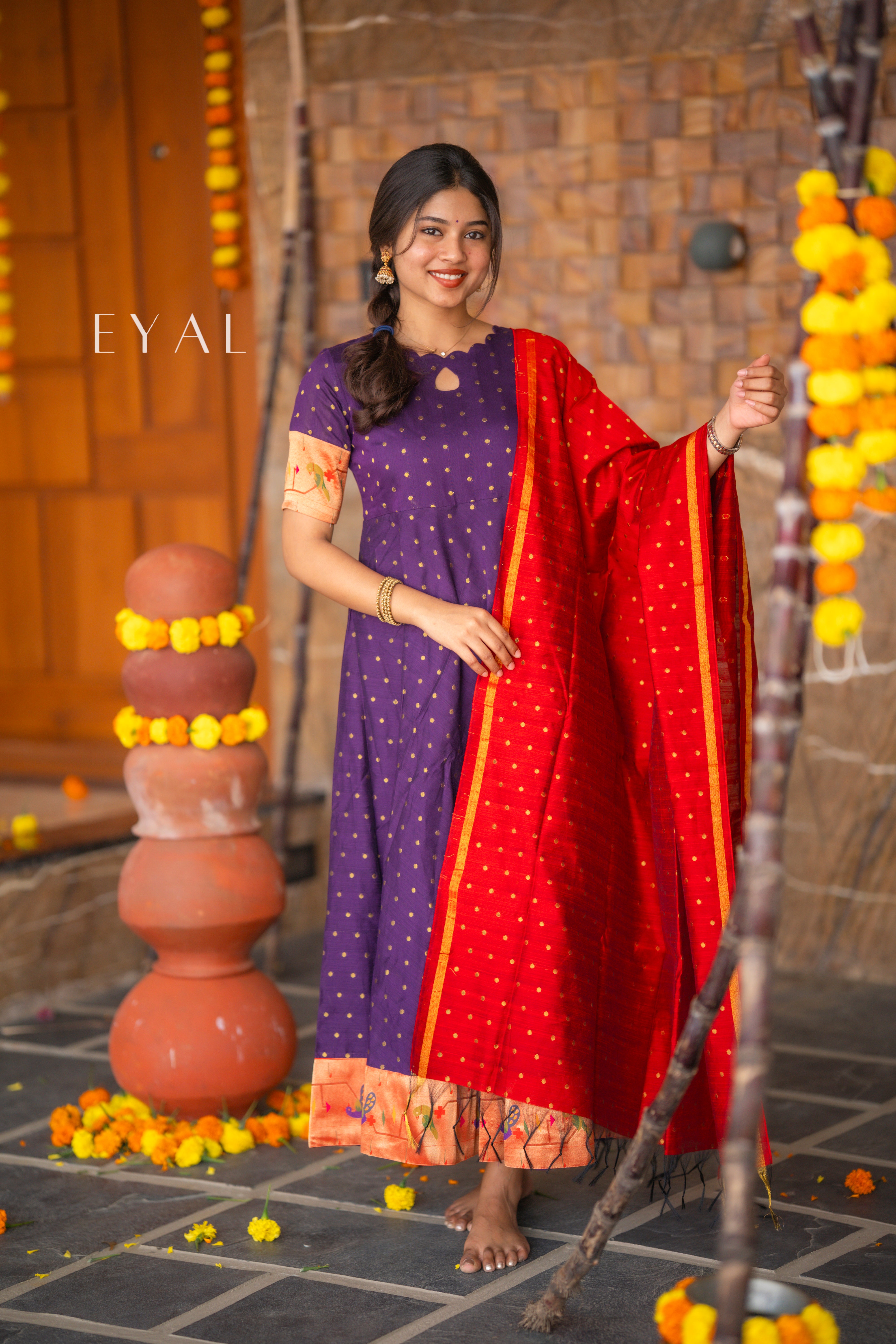 Varnika - rawsilk x paithani