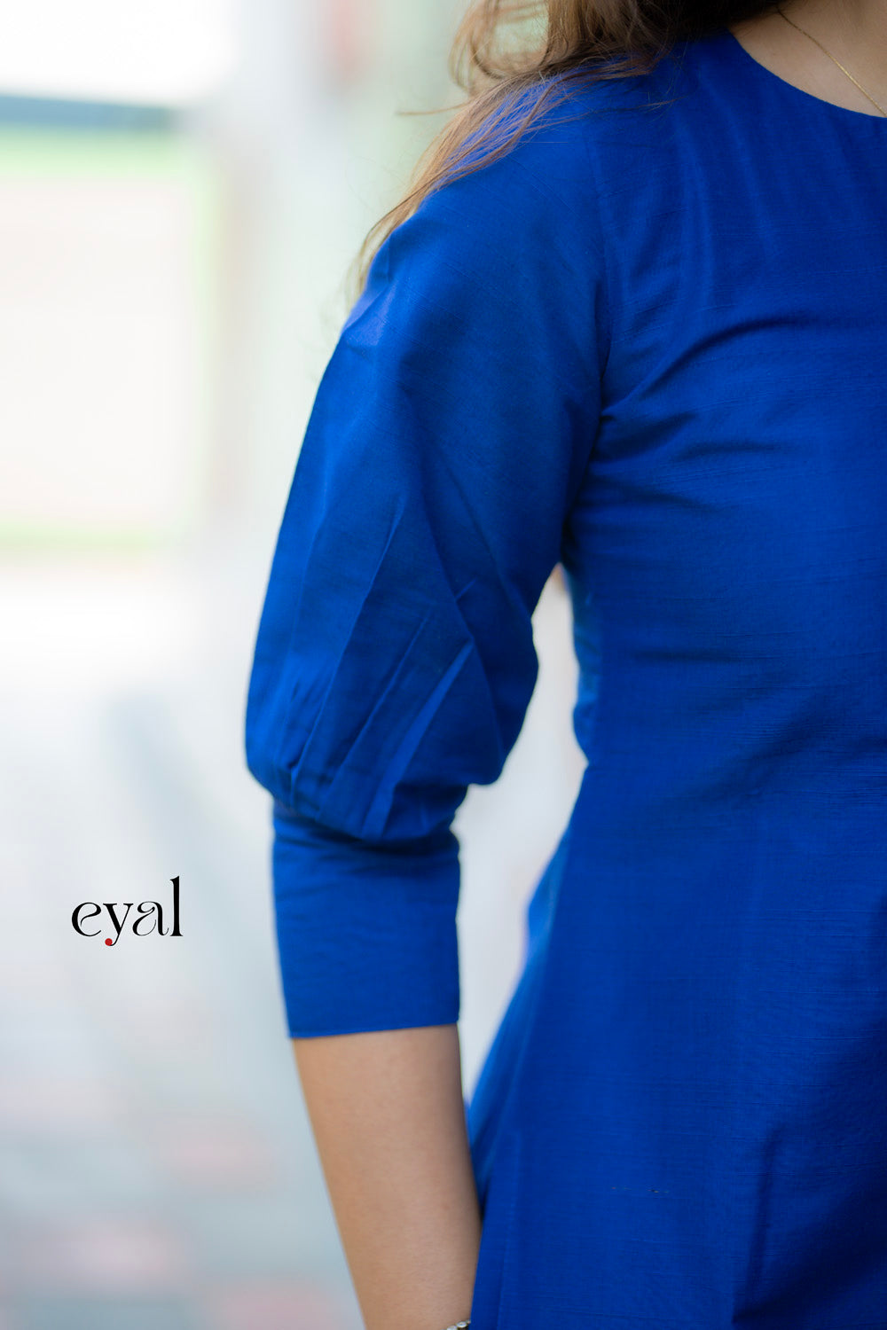 Electric blue kurta set