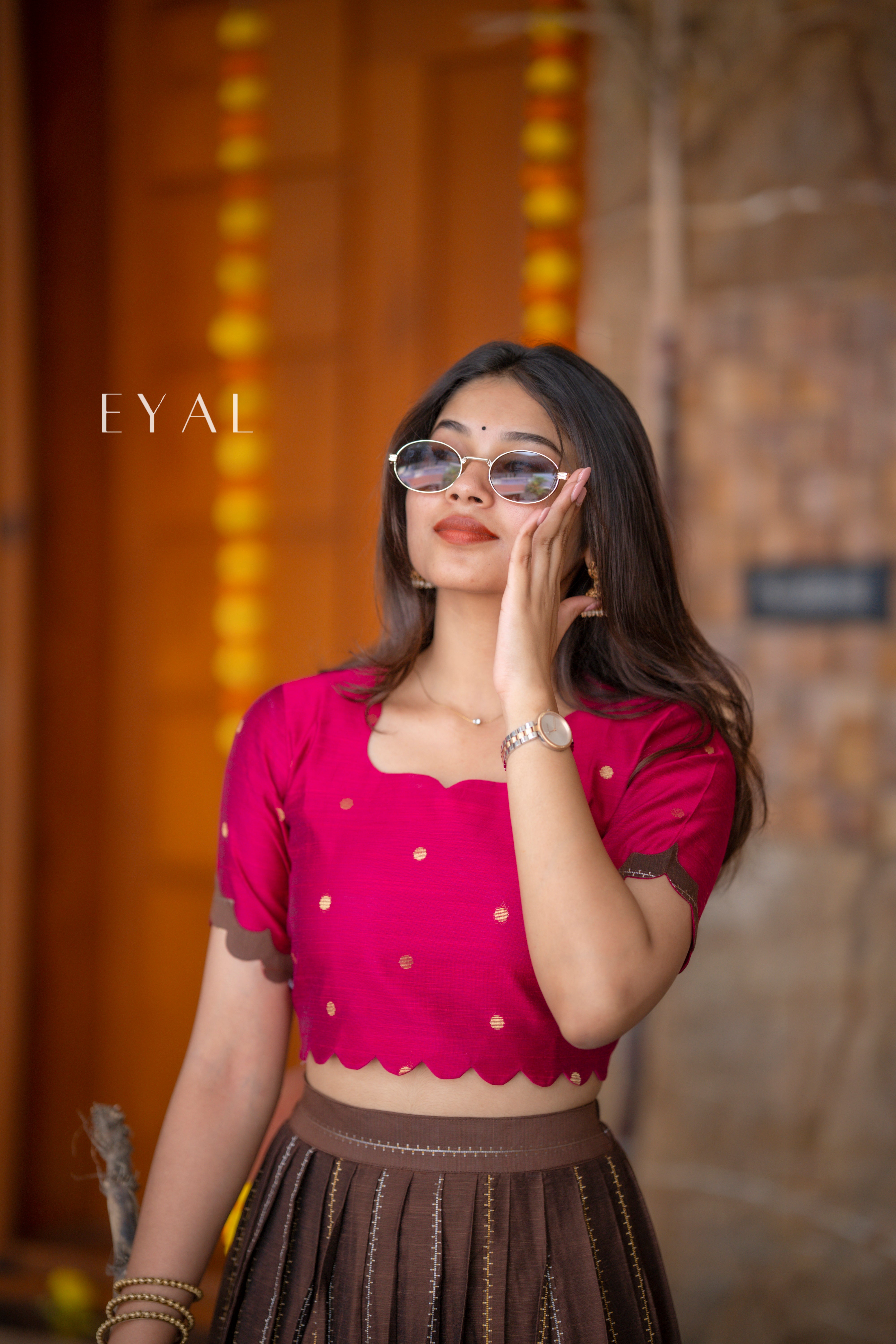 Man vasanai - the earthy tone skirt & top