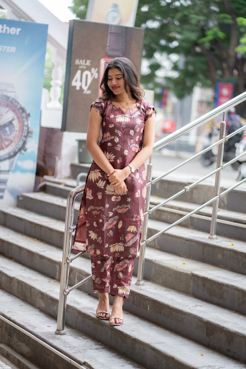 Anya kalamkari co-ords