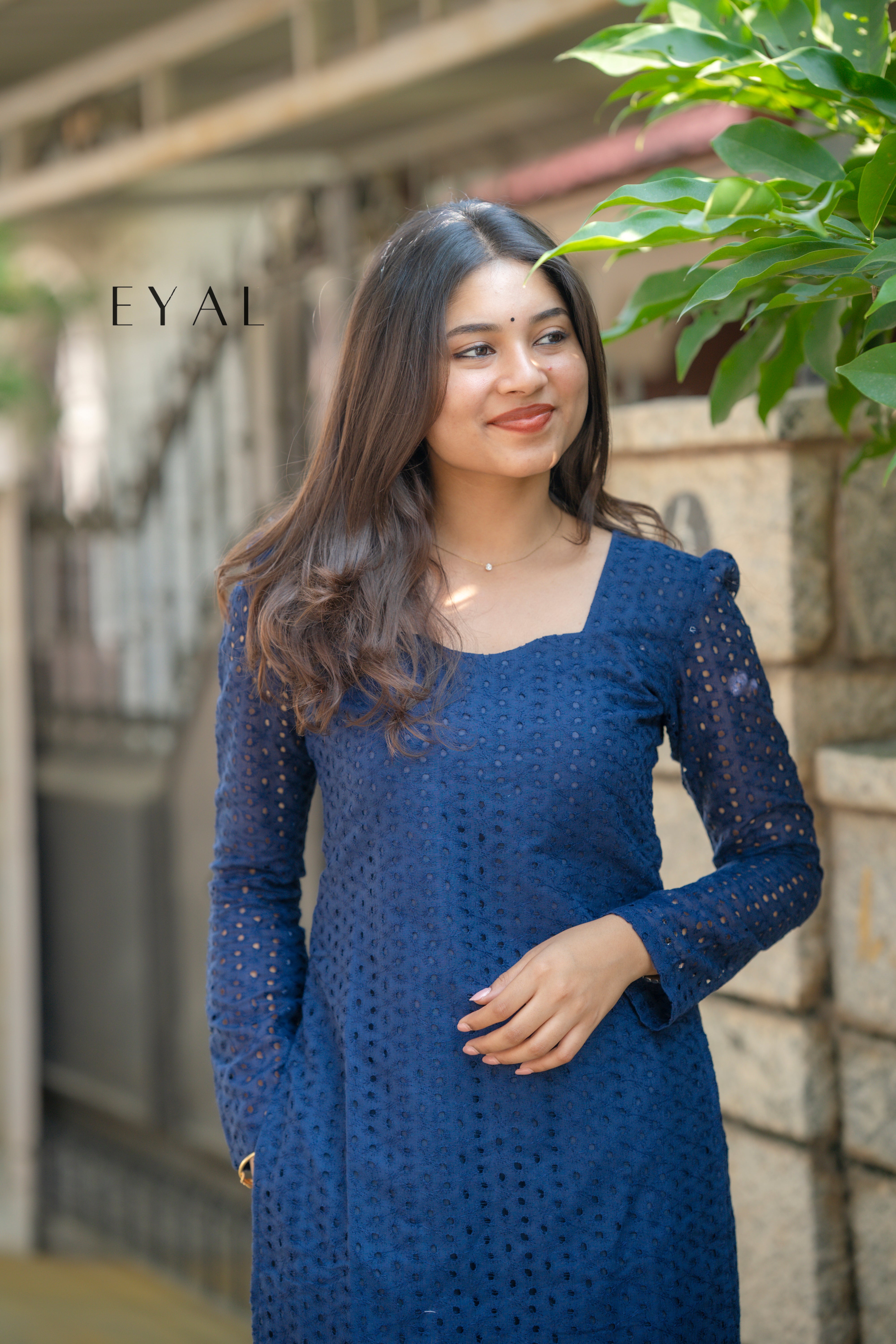 Indigo hakoba kurta set