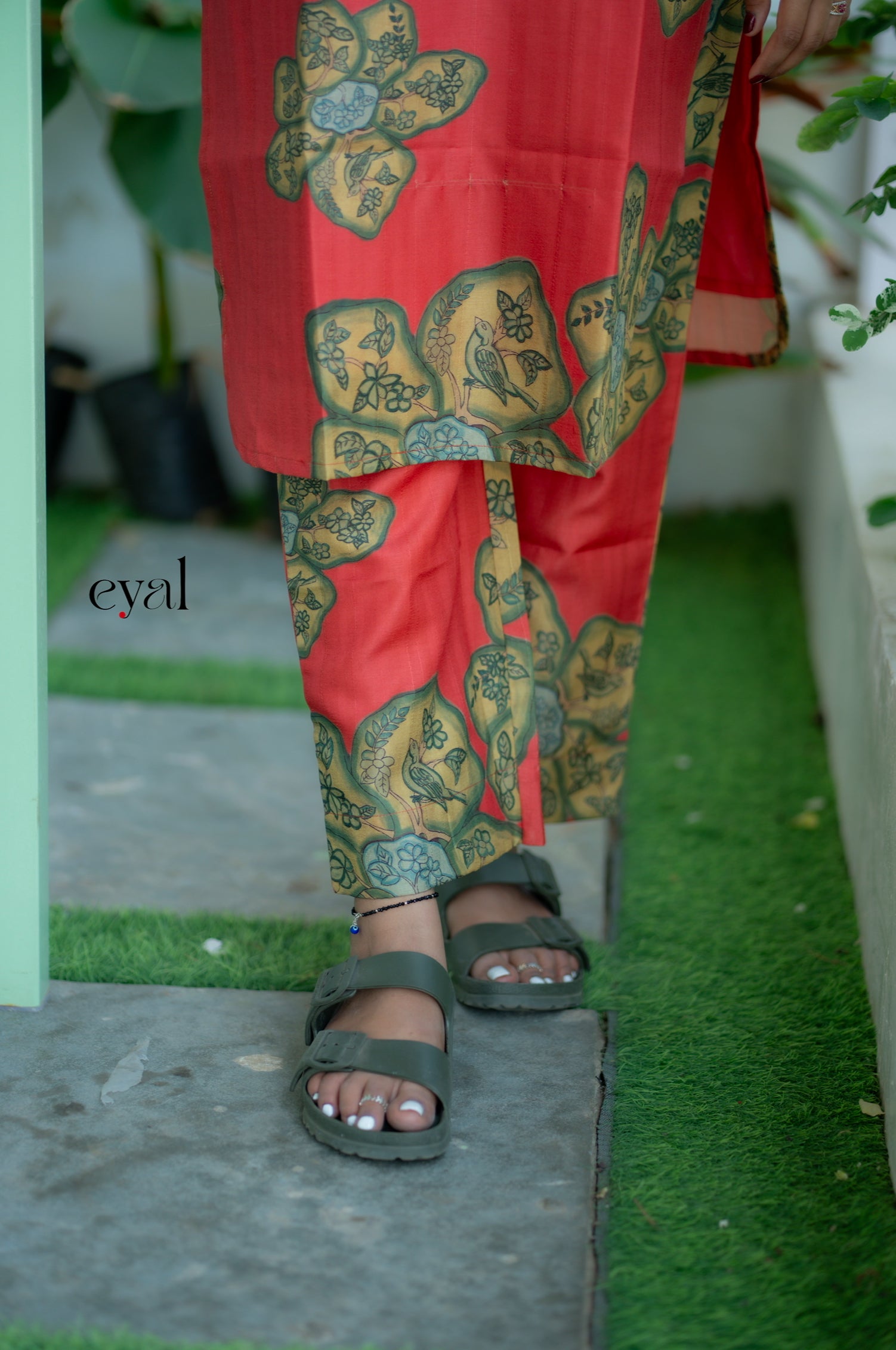 Rust kurta set