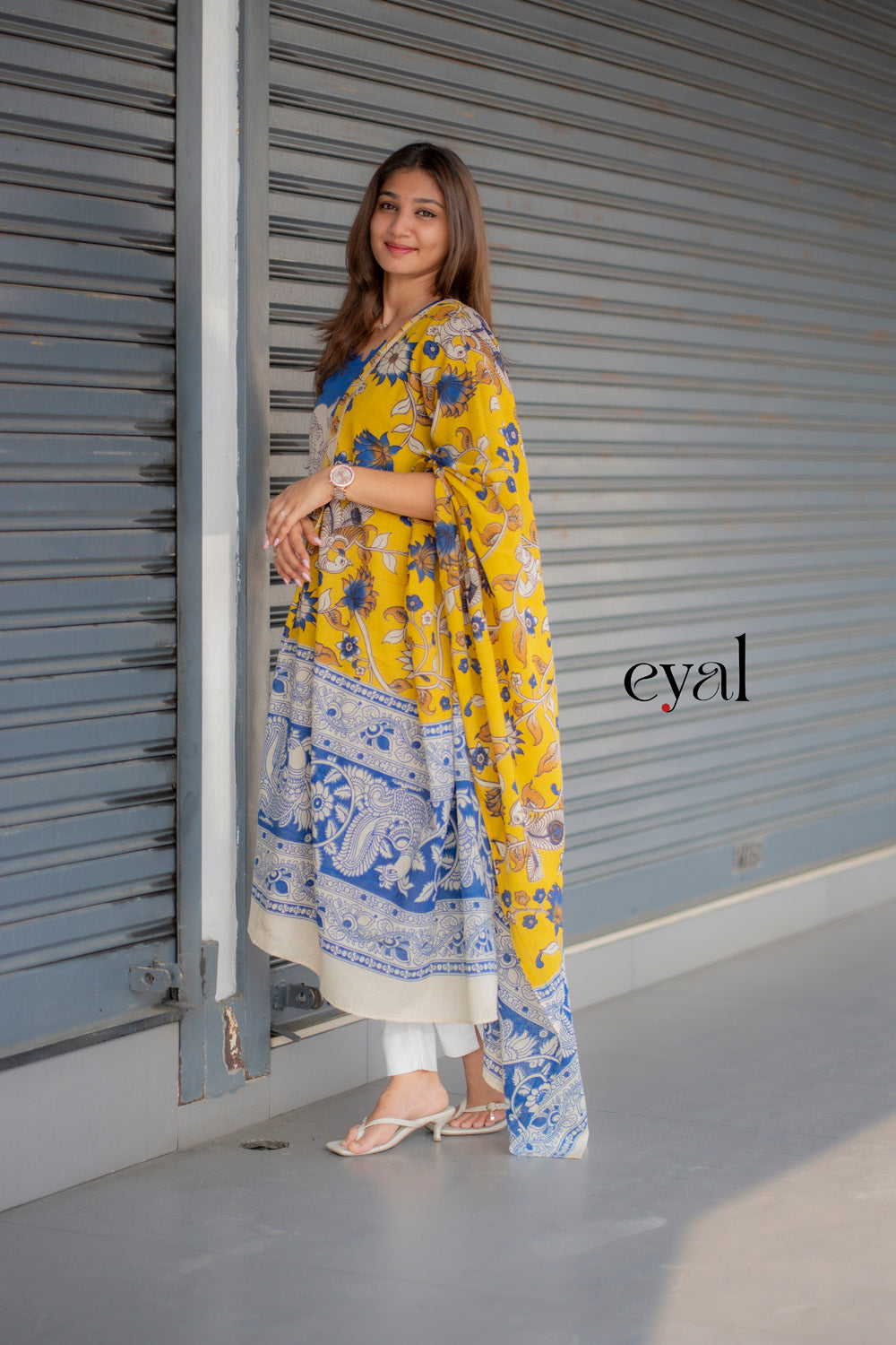 Bluebird kalamkari set