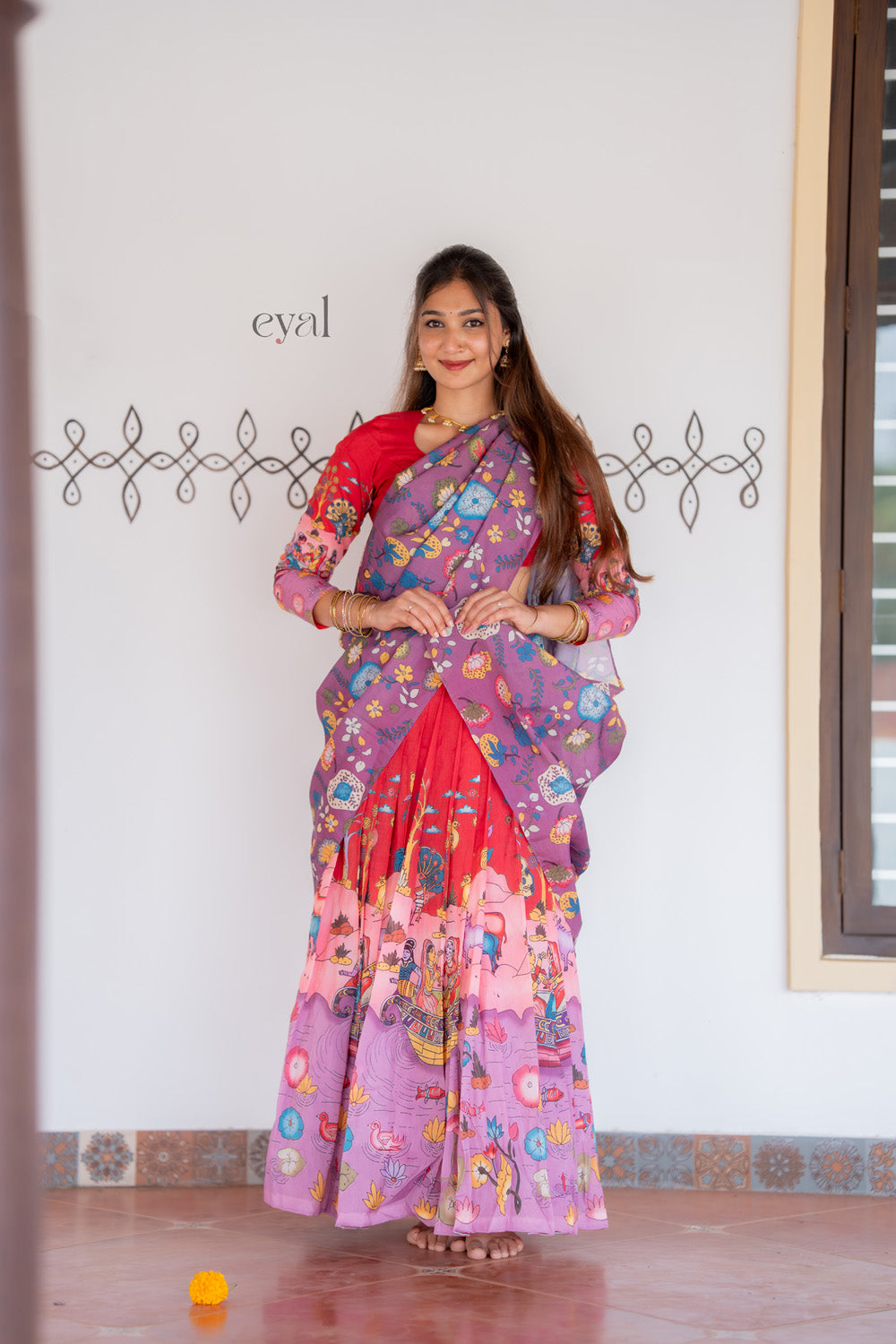 Hridaya - kalamkari leganga