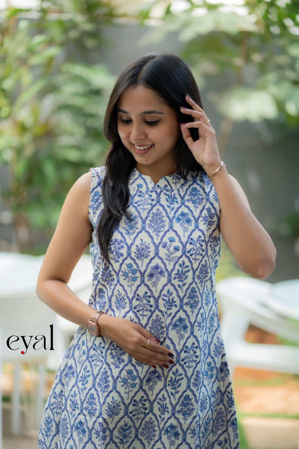 Aquarelle a line maxi/kurti