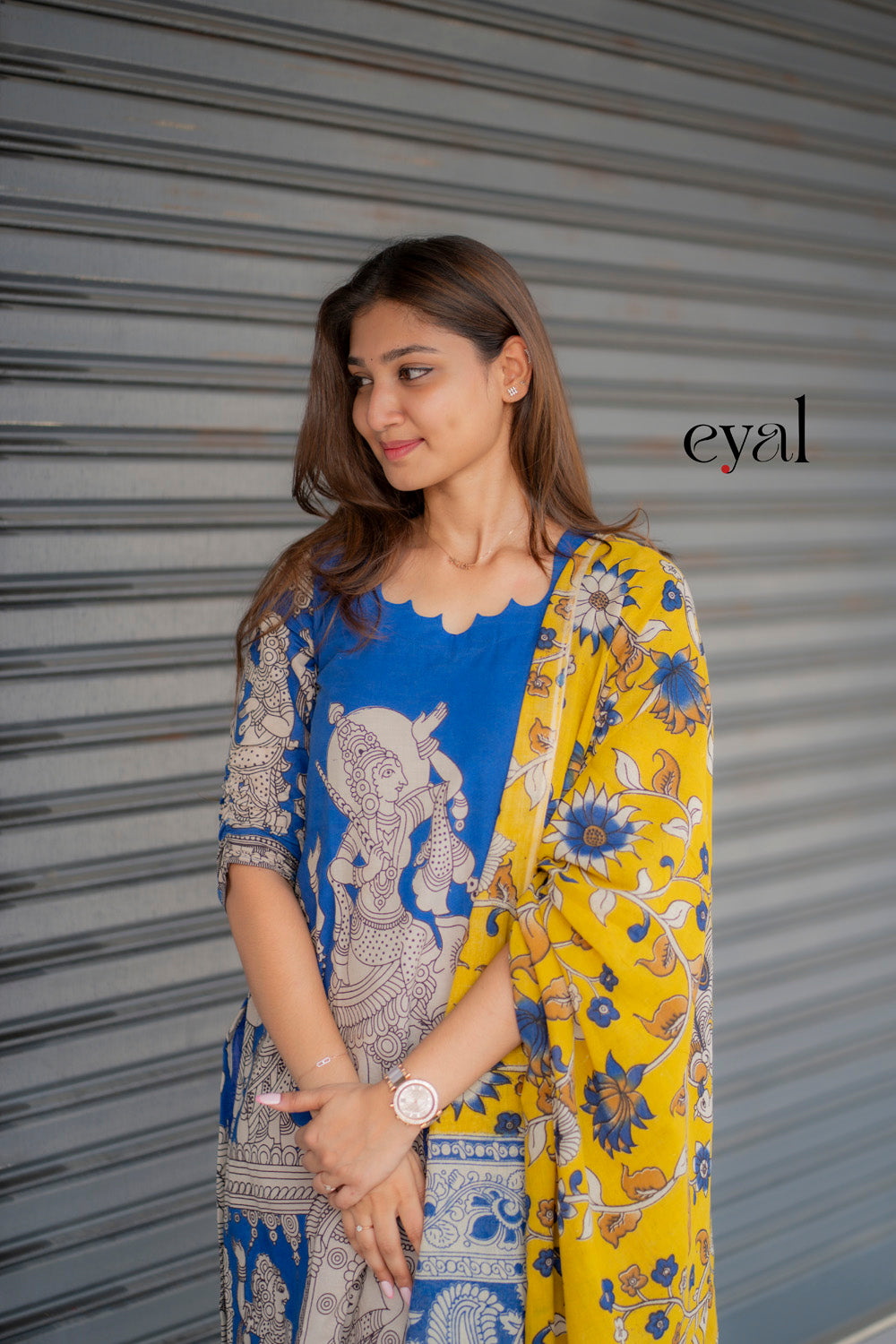 Bluebird kalamkari set