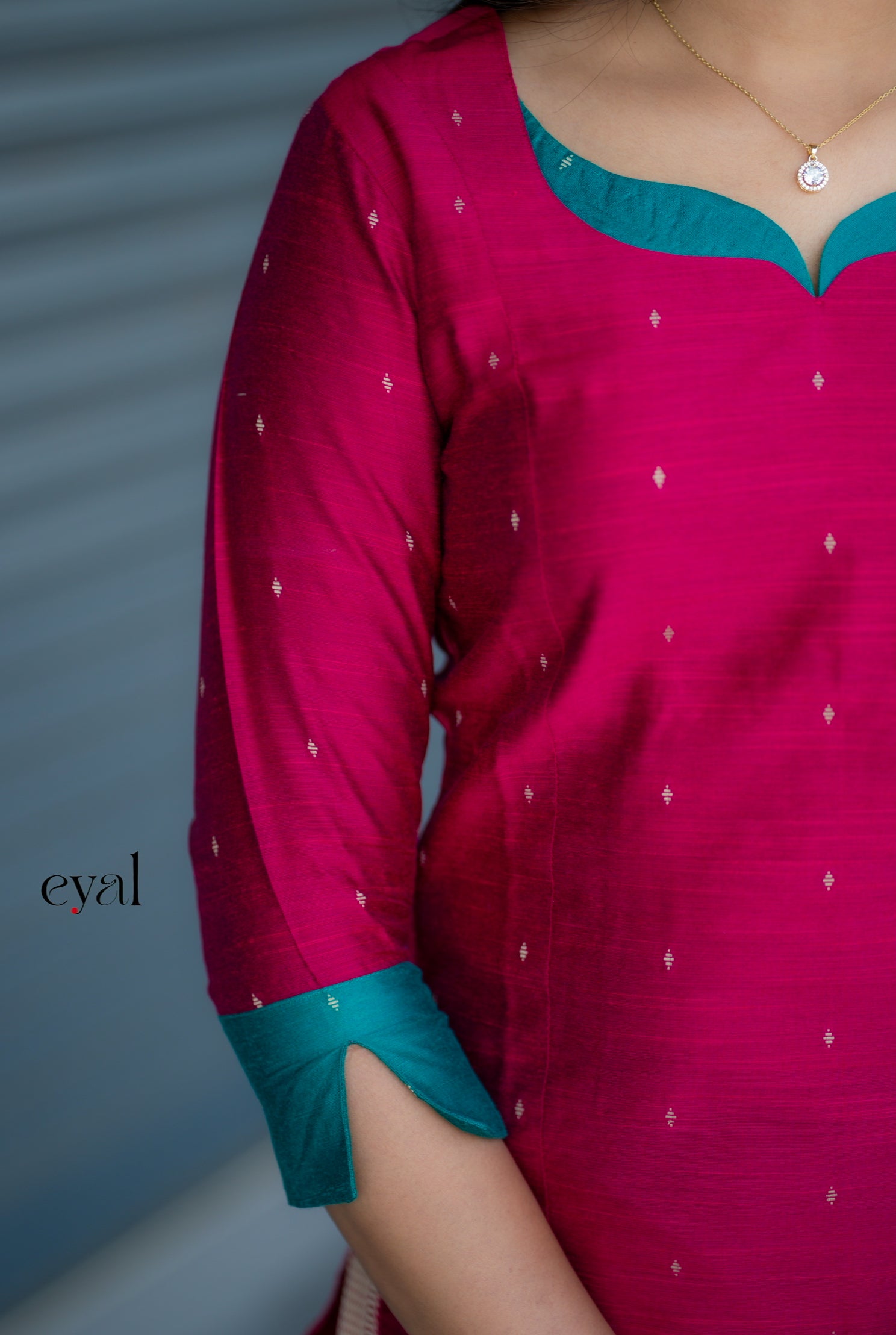 Ruby & teal