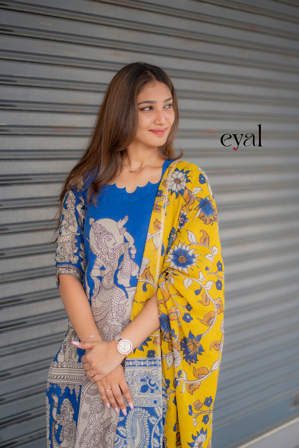 Bluebird kalamkari set