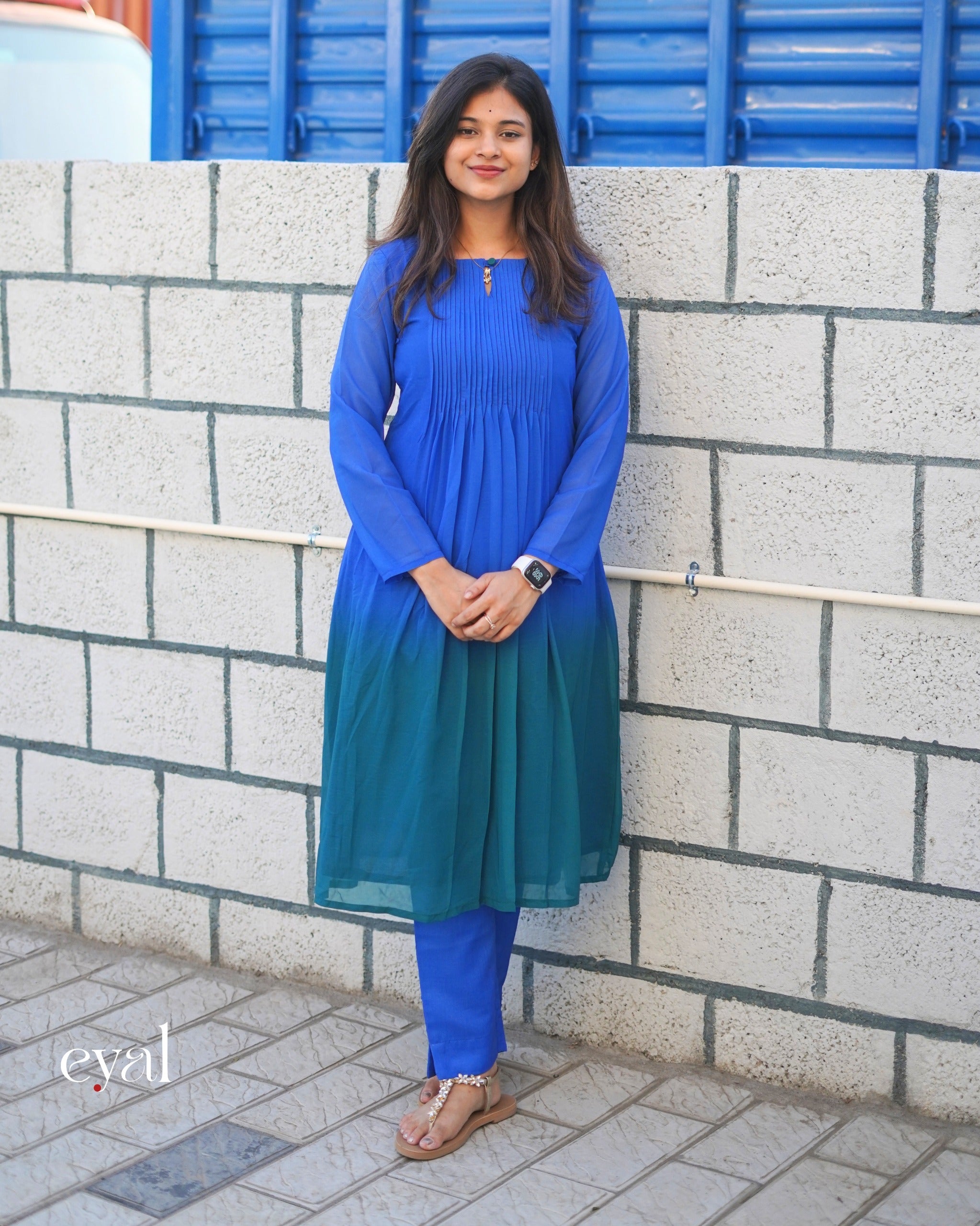 Blues kurta set