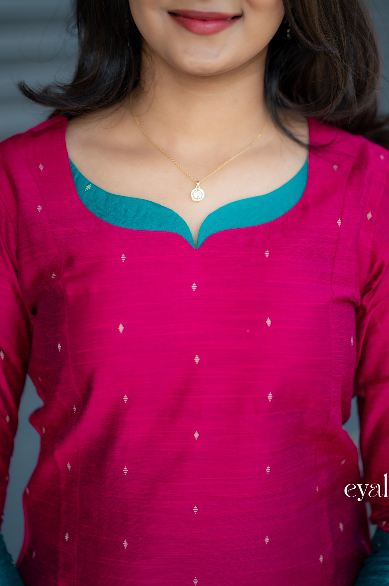 Ruby & teal