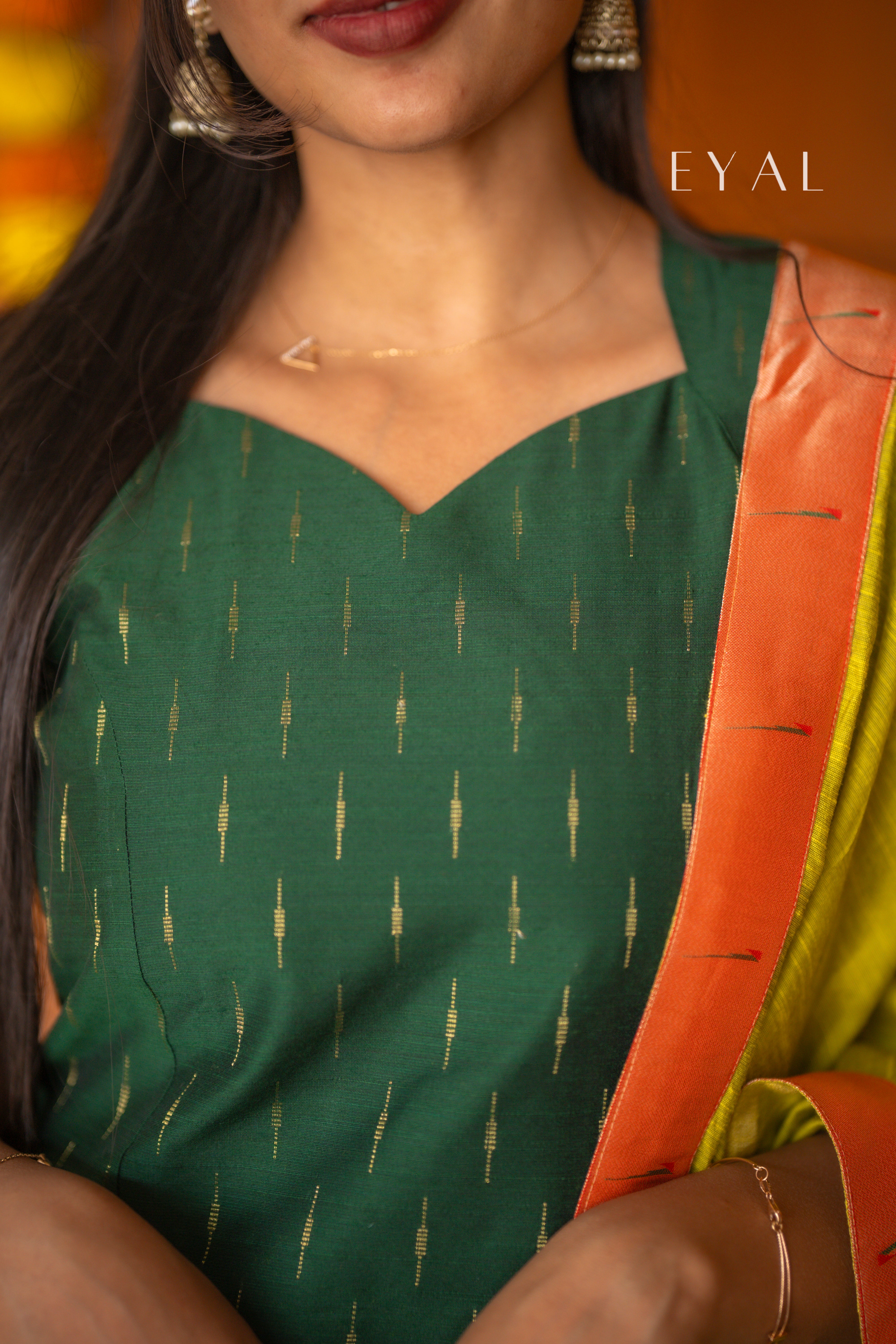 Aarini - rawsilk x paithani anarkali