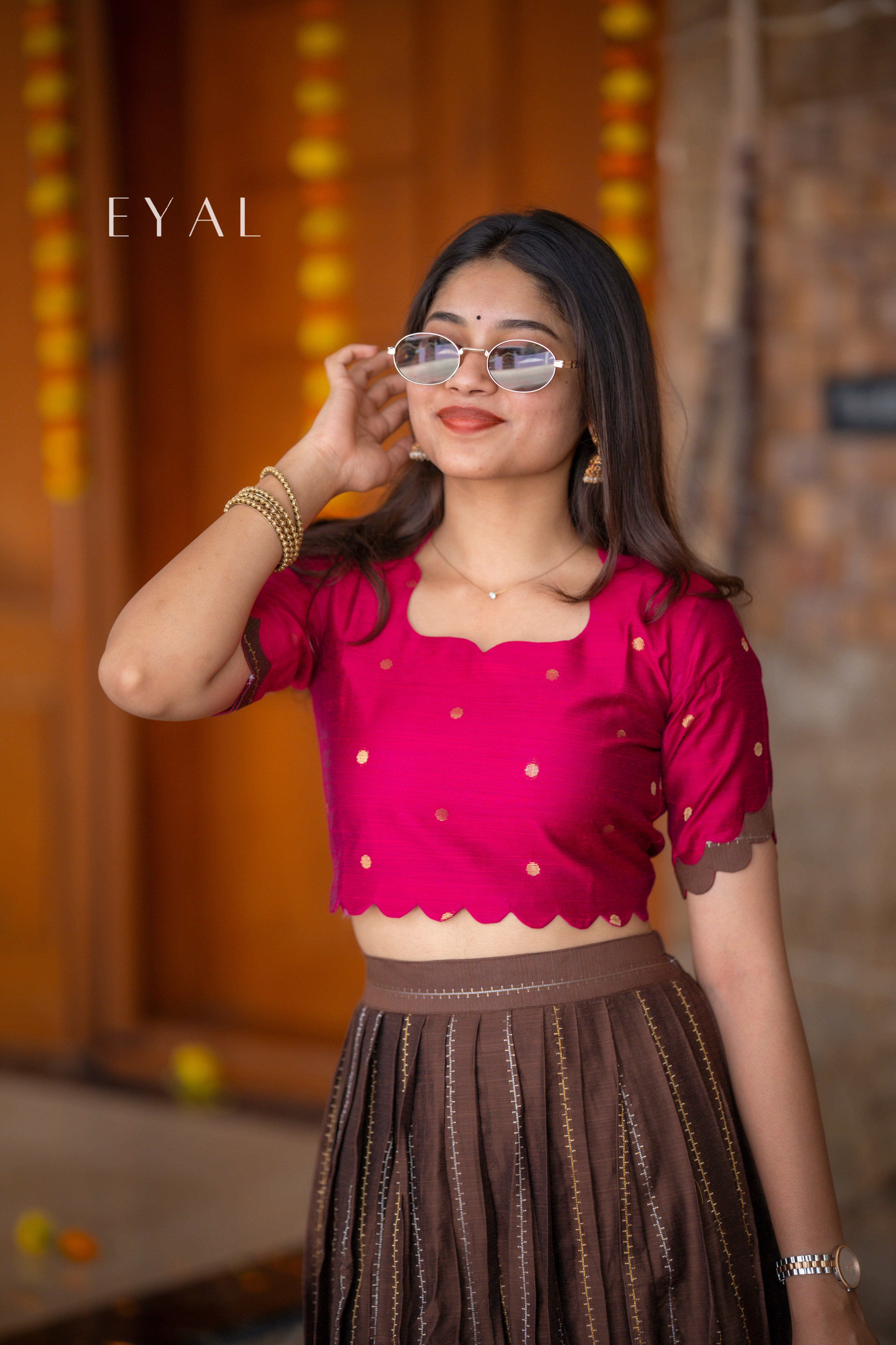 Man vasanai - the earthy tone skirt & top