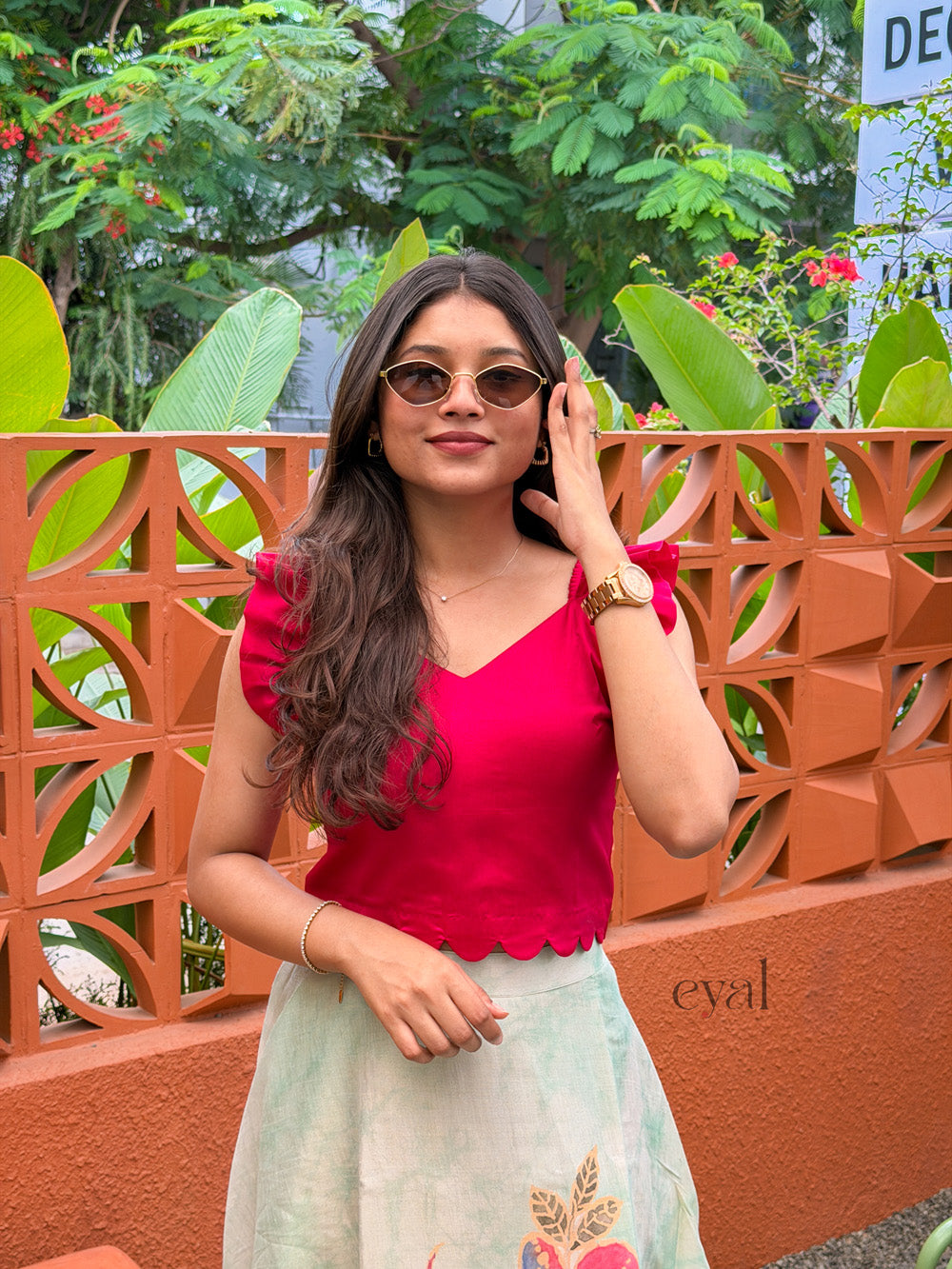 Roselle skirt set