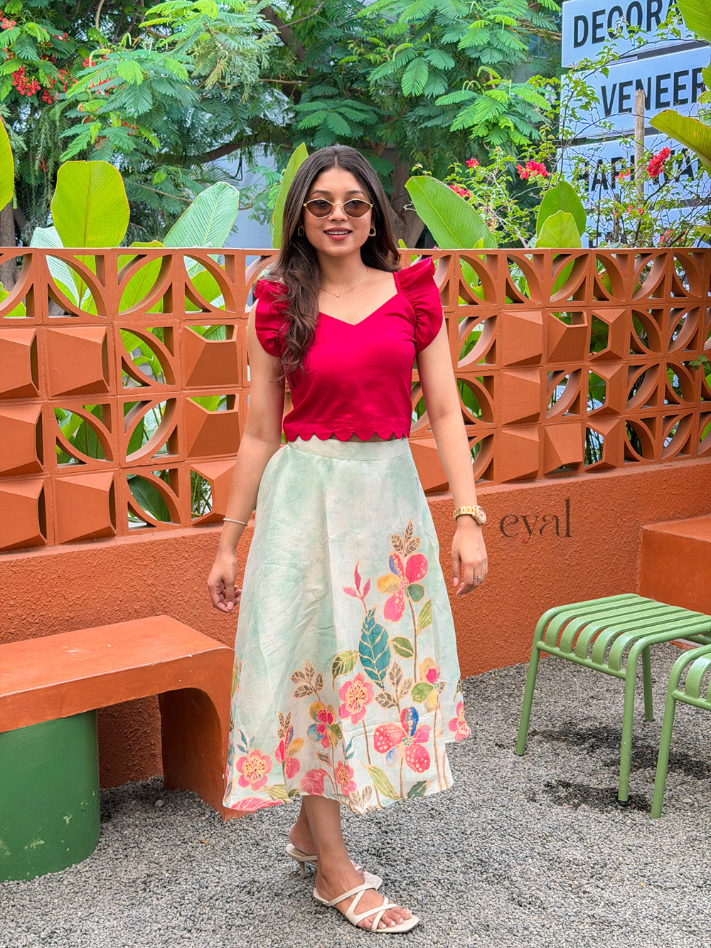 Roselle skirt set
