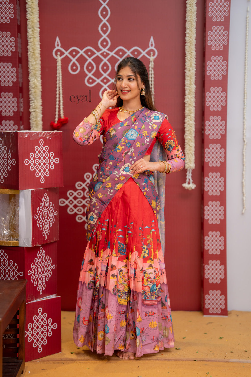 Hridaya - kalamkari leganga