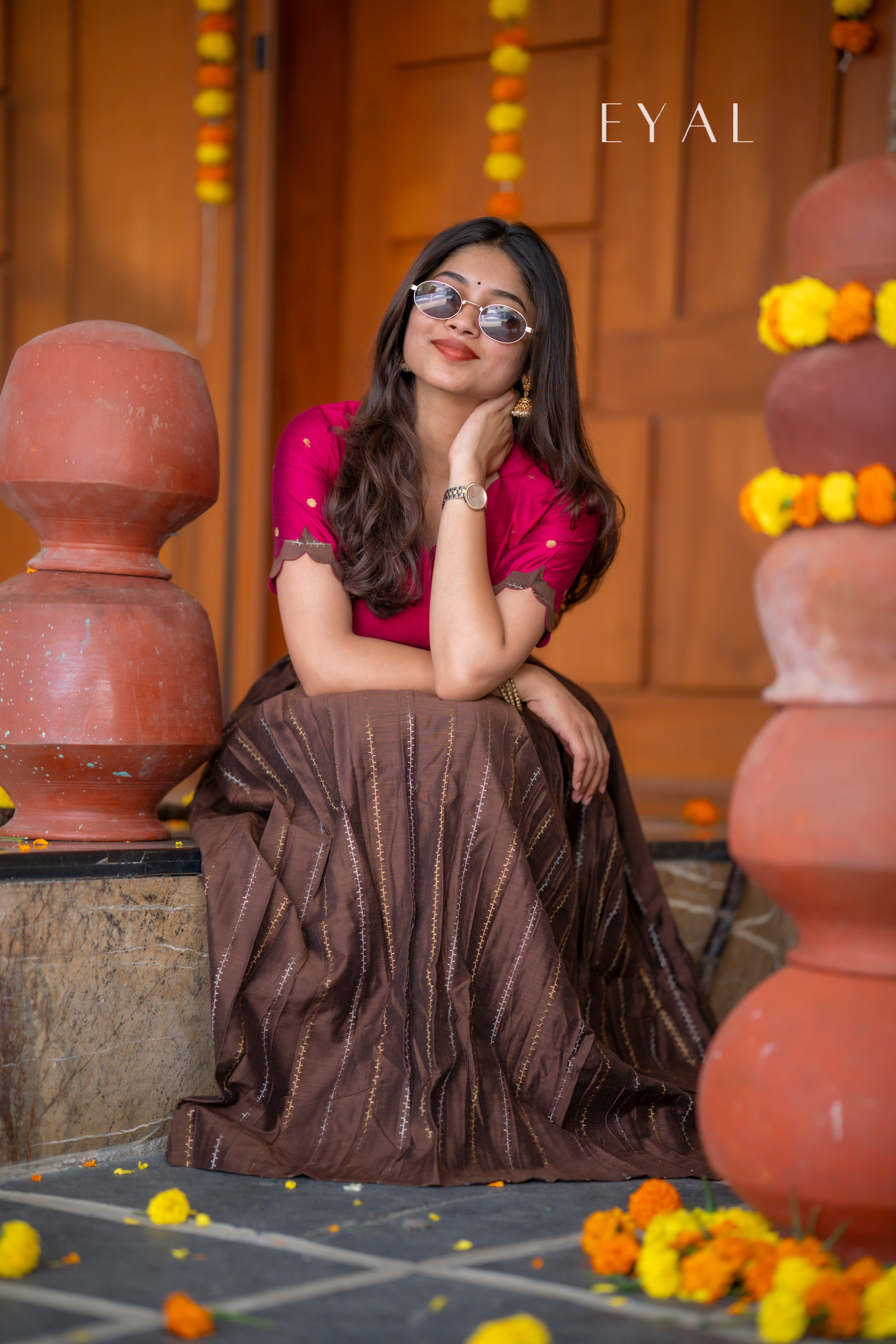 Man vasanai - the earthy tone skirt & top