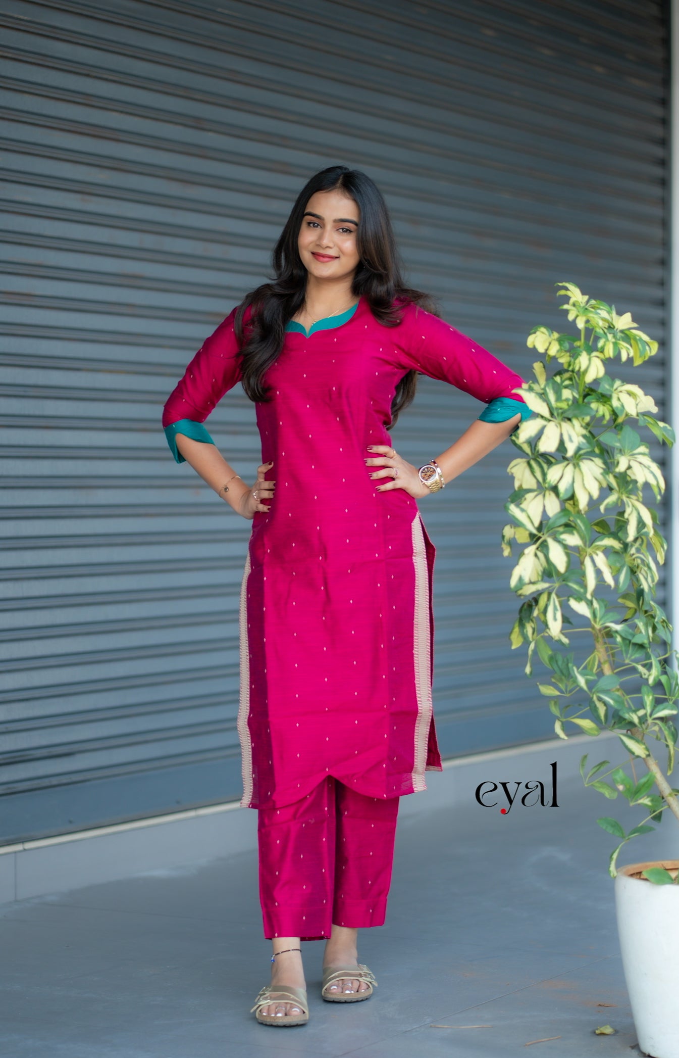 Ruby & teal