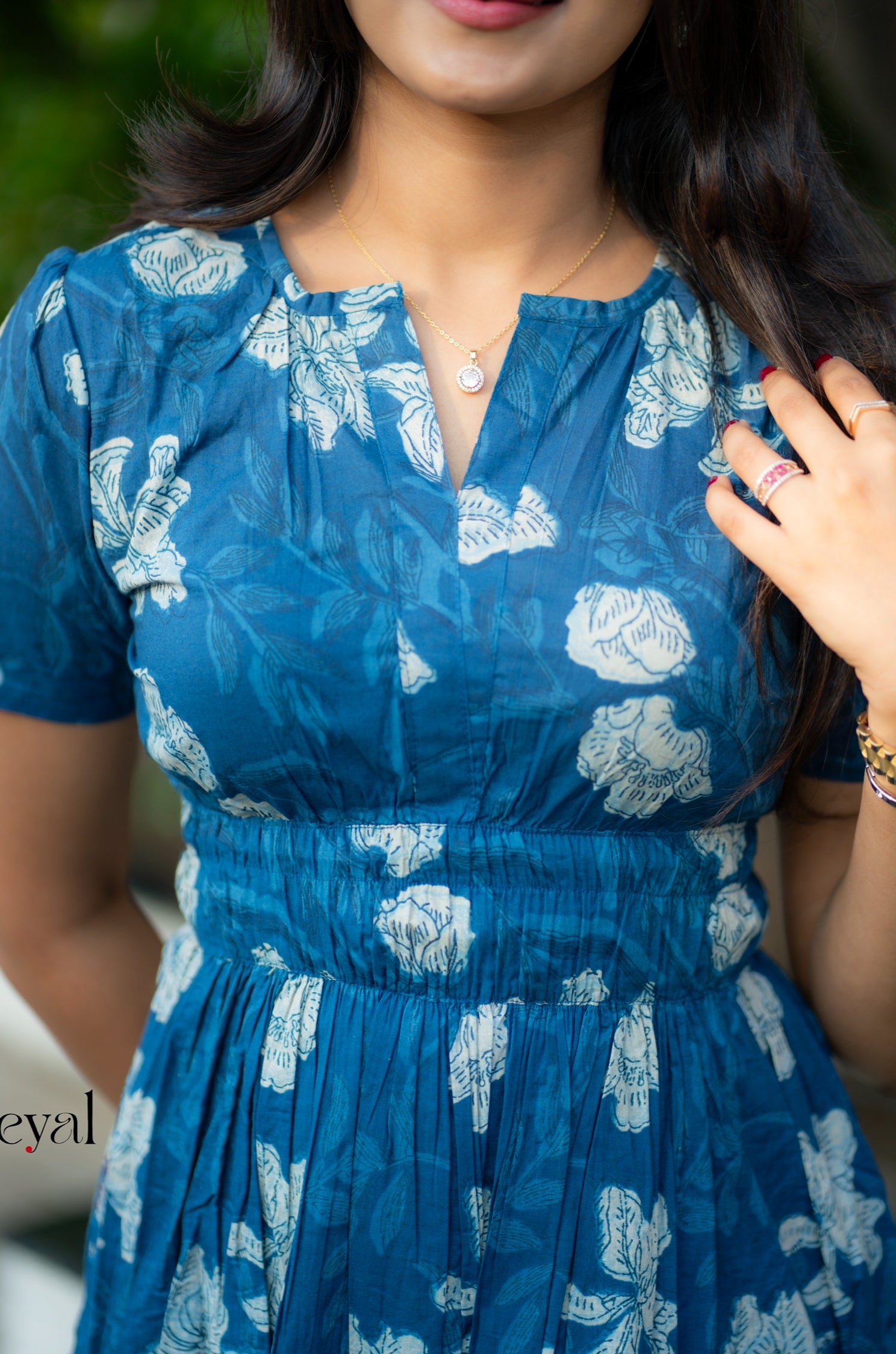 Indigo blooms
