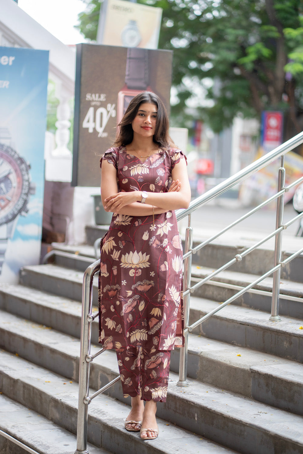 Anya kalamkari co-ords