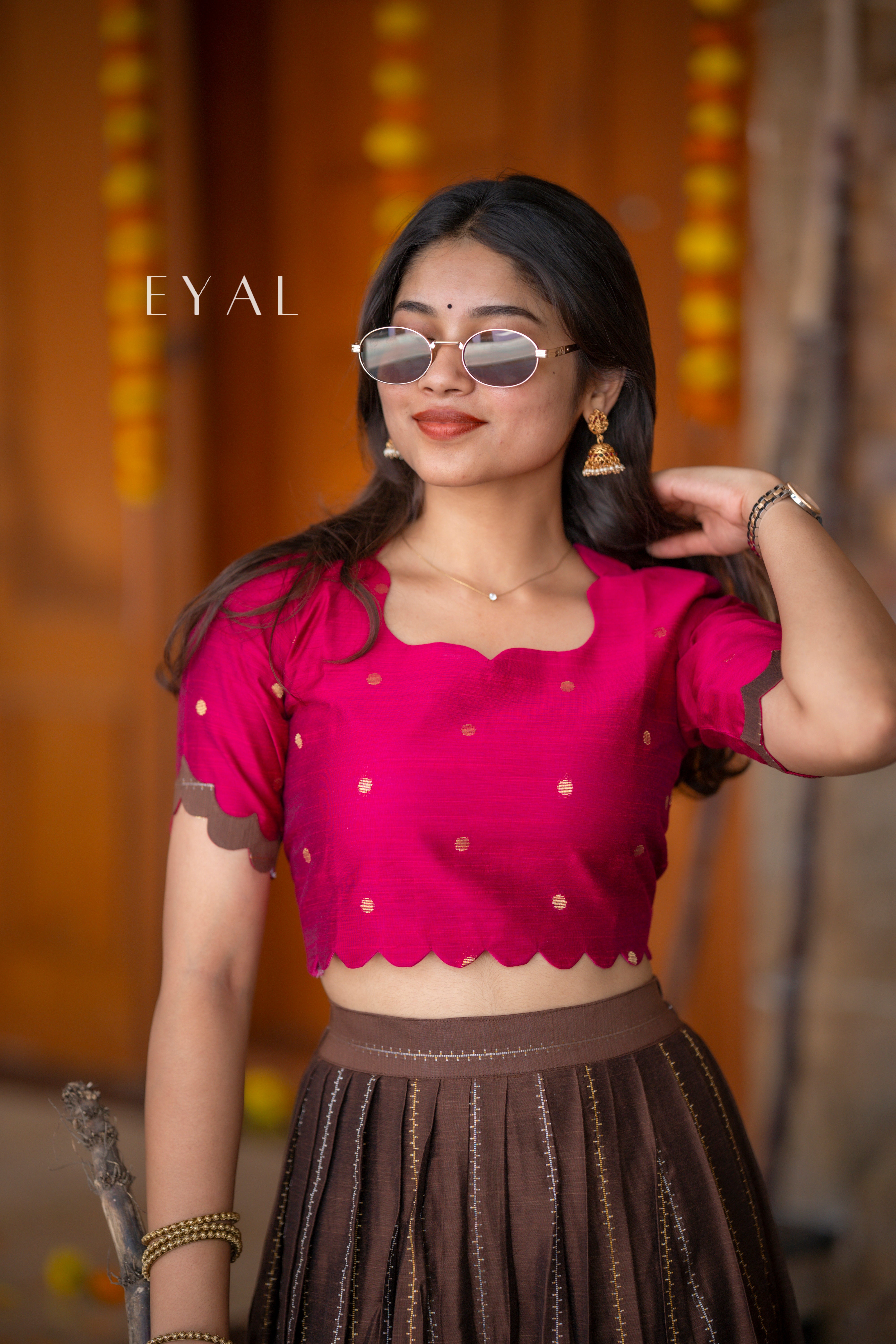 Man vasanai - the earthy tone skirt & top