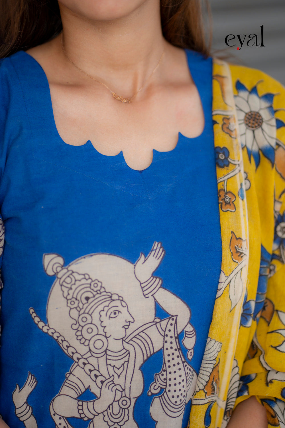 Bluebird kalamkari set