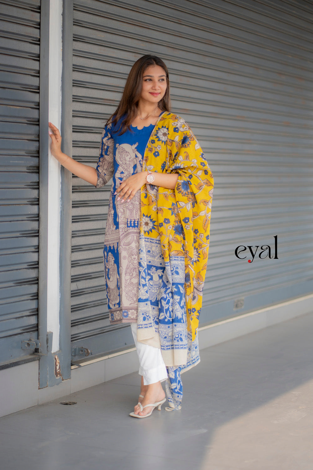 Bluebird kalamkari set
