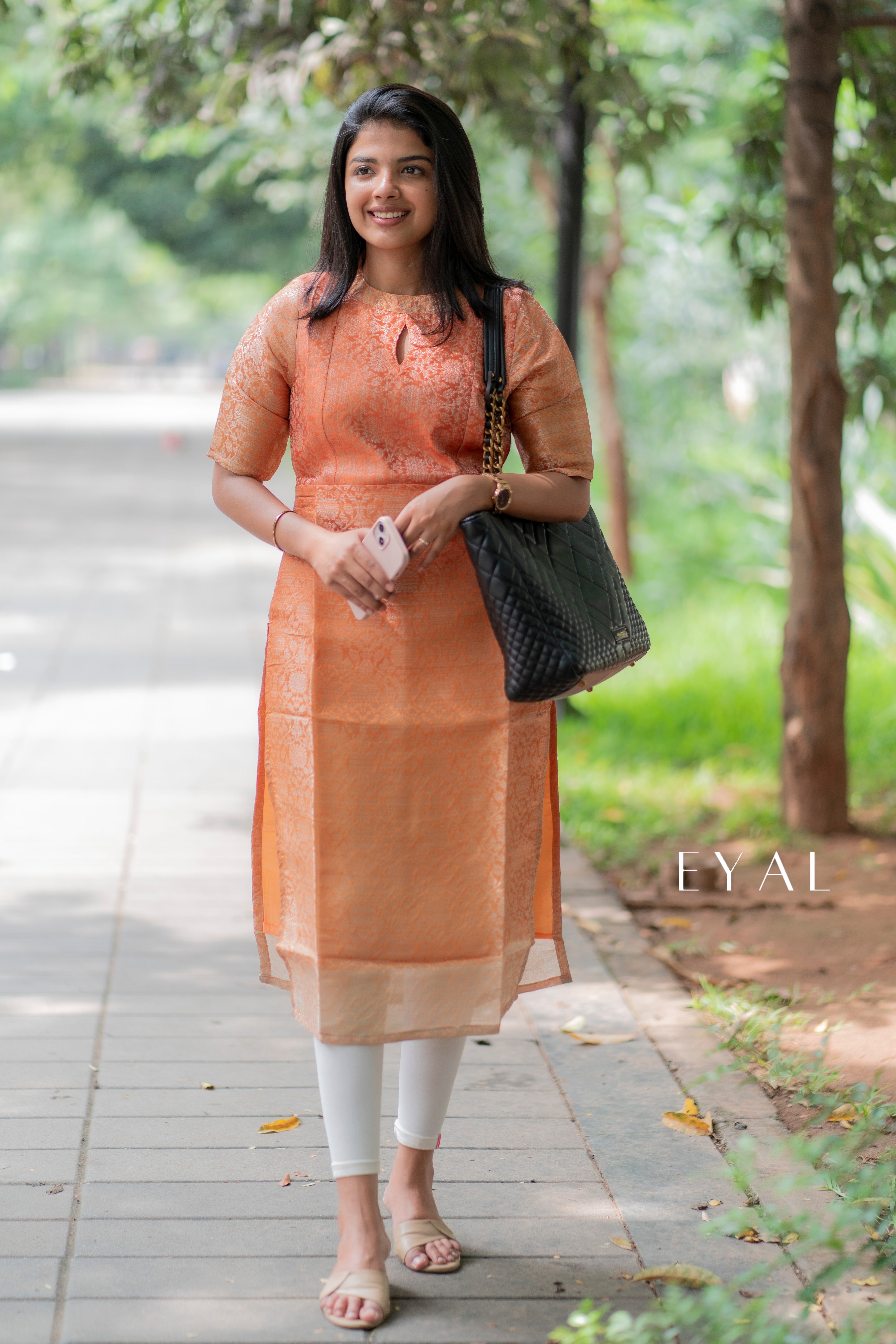 Ombre banaras kurti - 1229