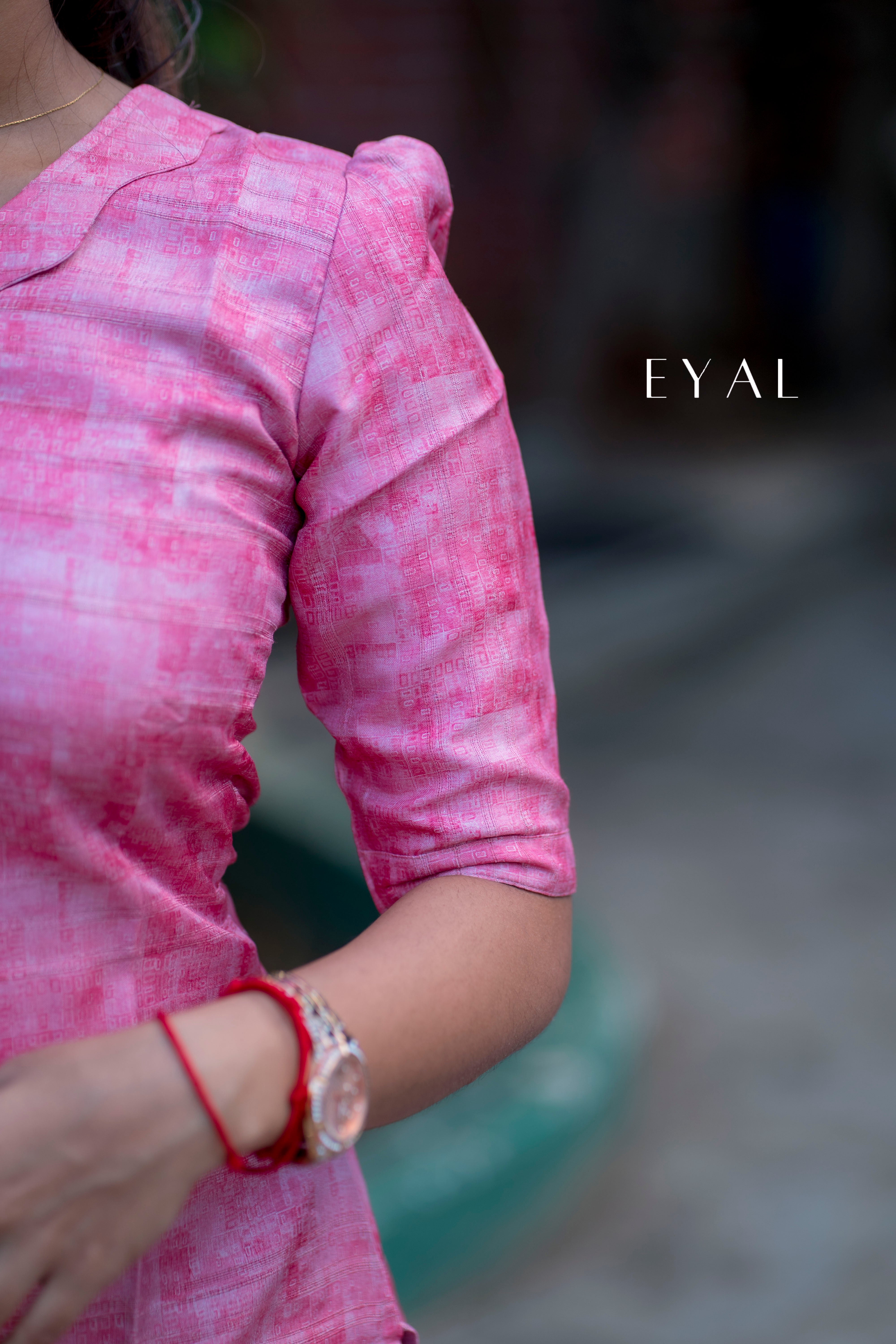 Pink kurti with duppatta -1354