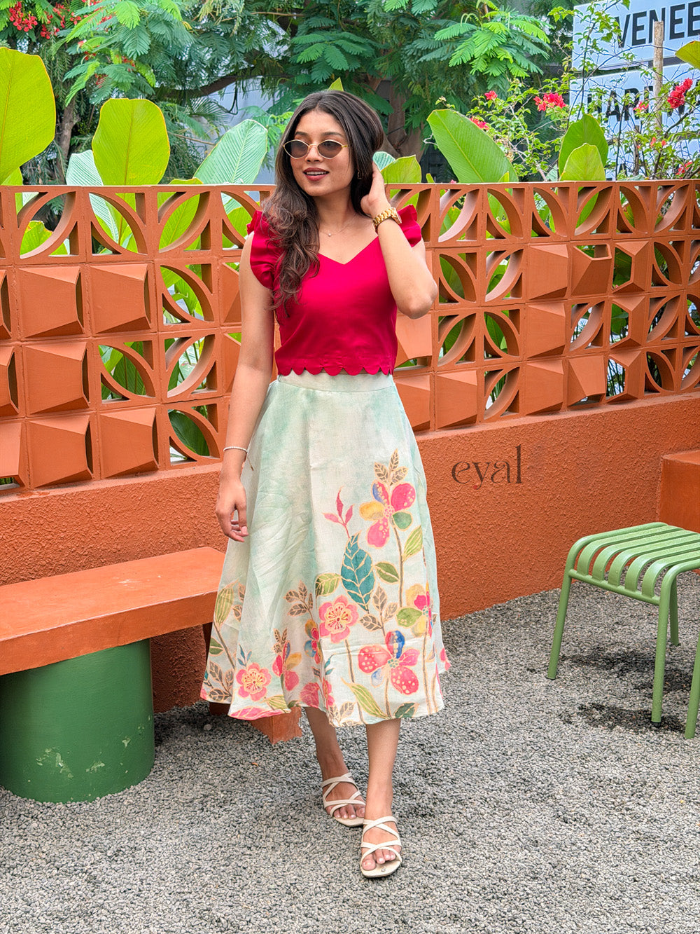 Roselle skirt set