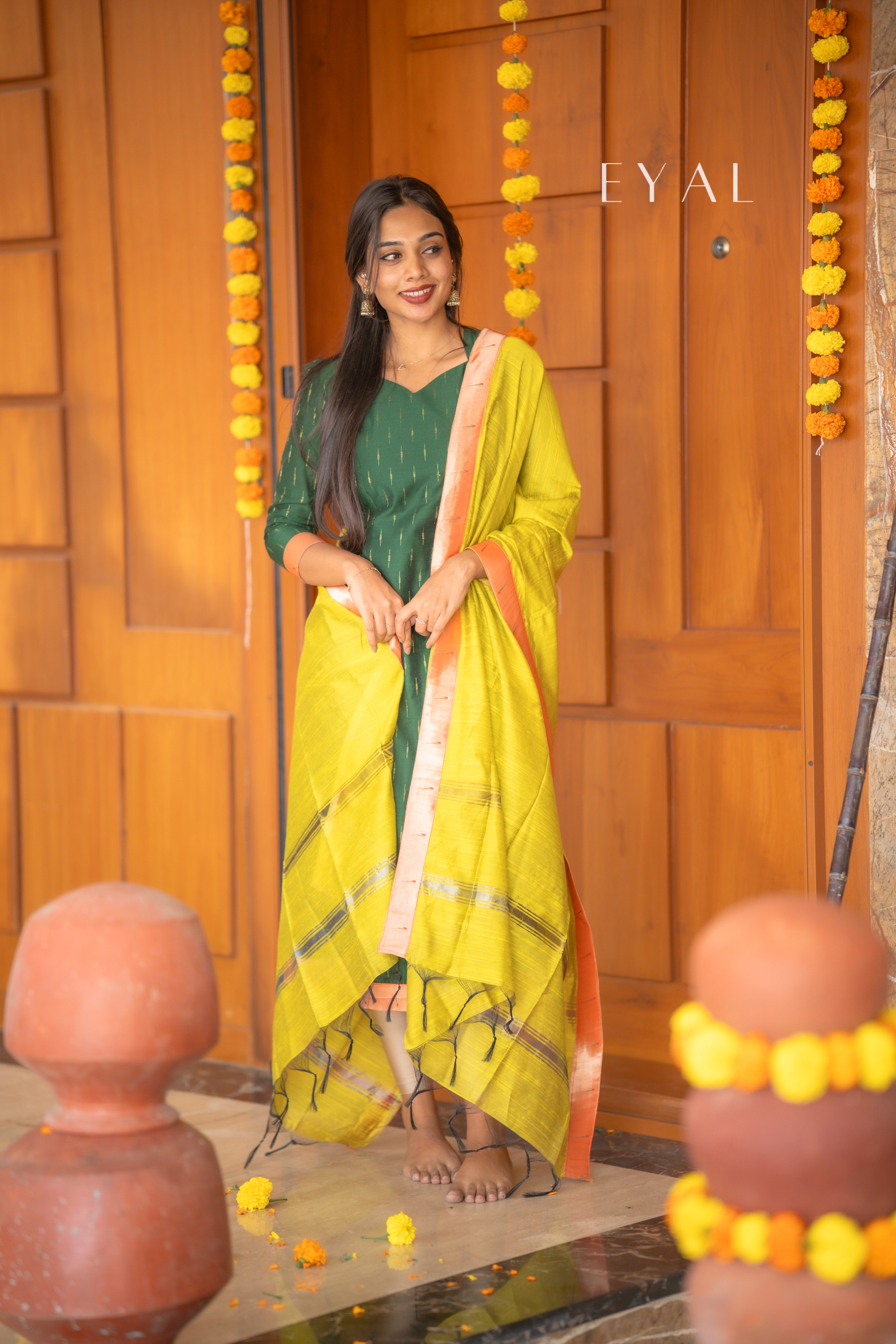 Aarini - rawsilk x paithani anarkali