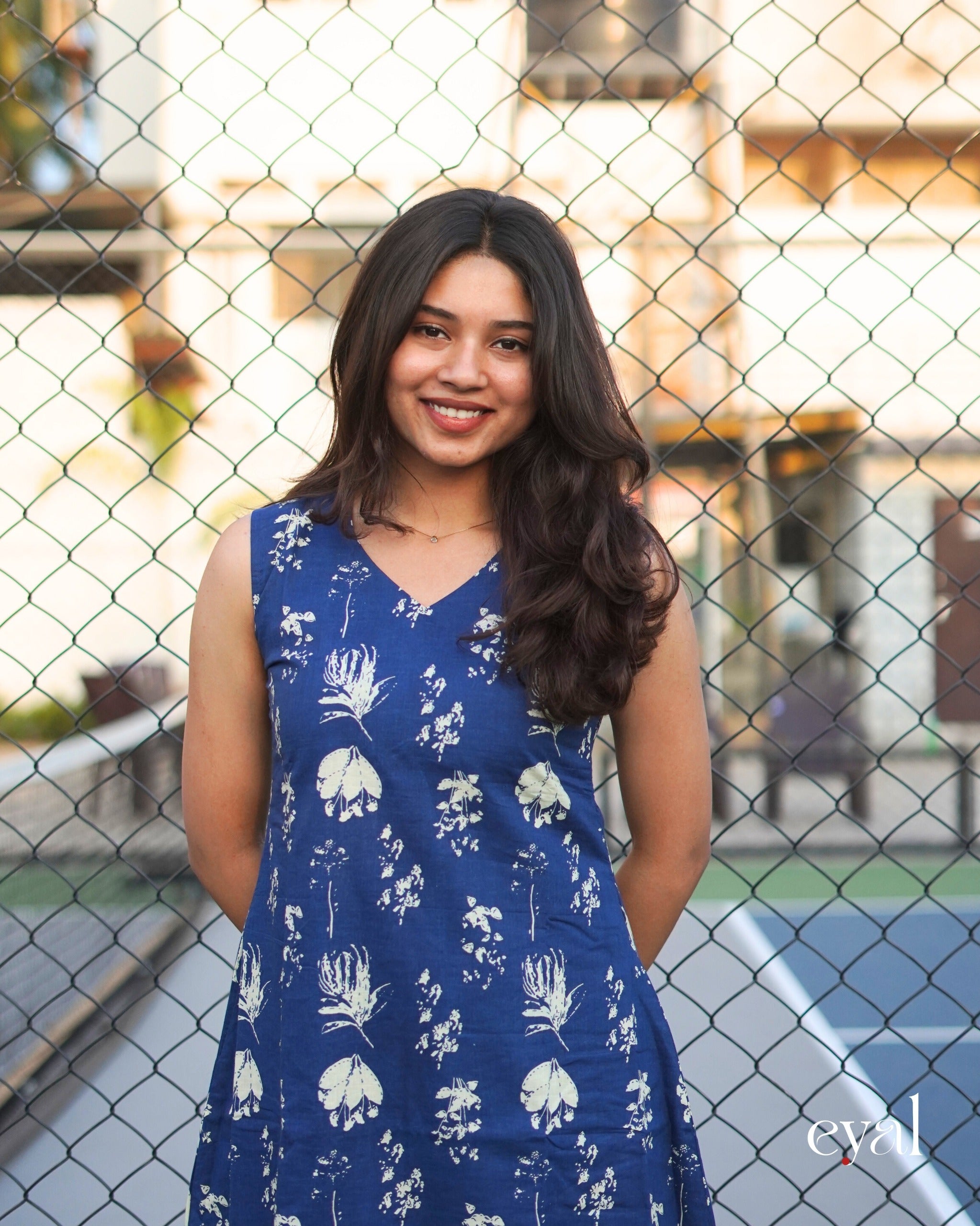 Indigo essence kurti/maxi