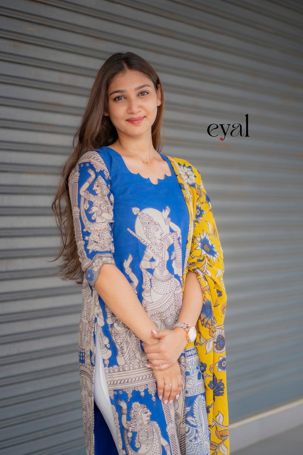 Bluebird kalamkari set