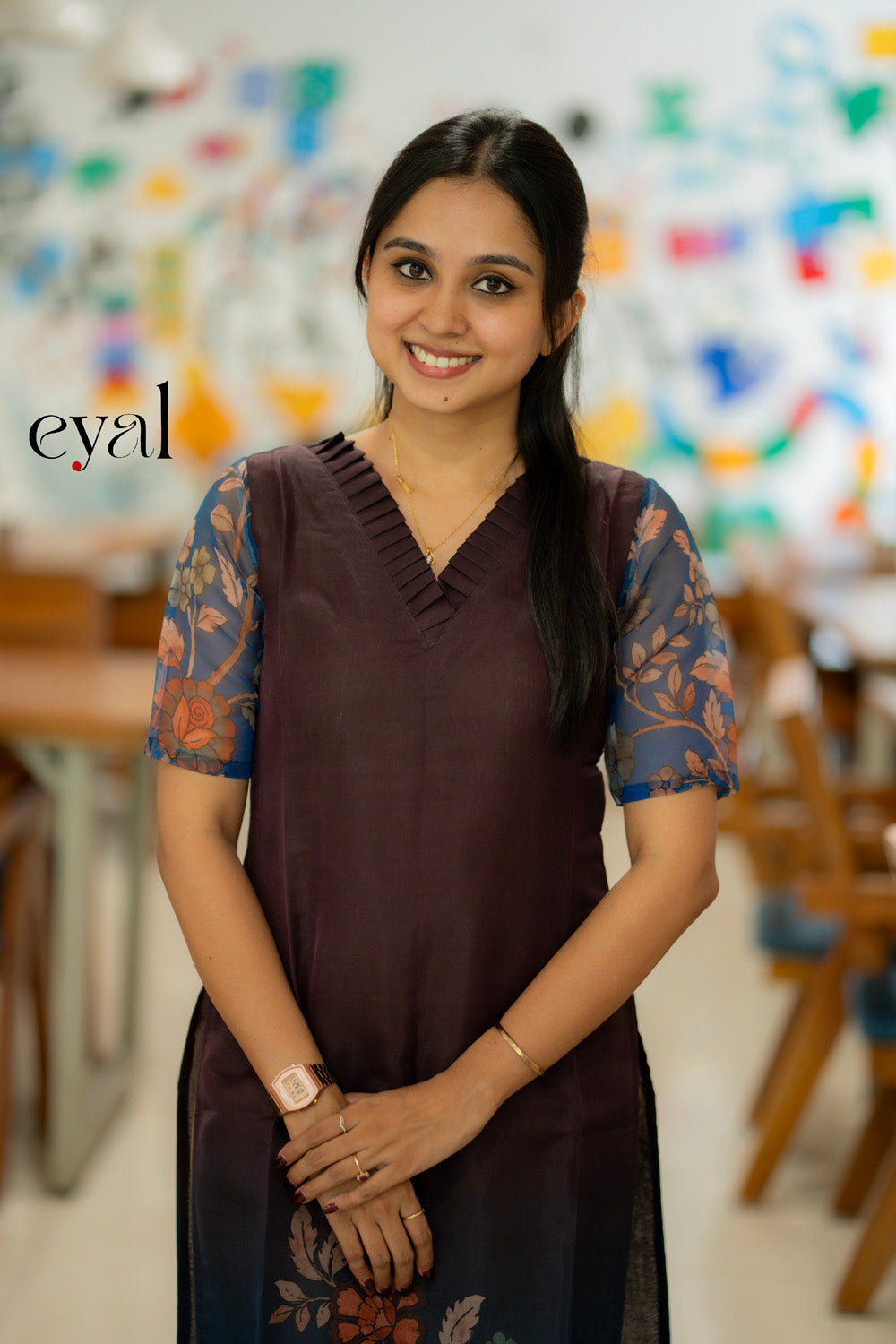 Ombre Bloom Printed Kurta