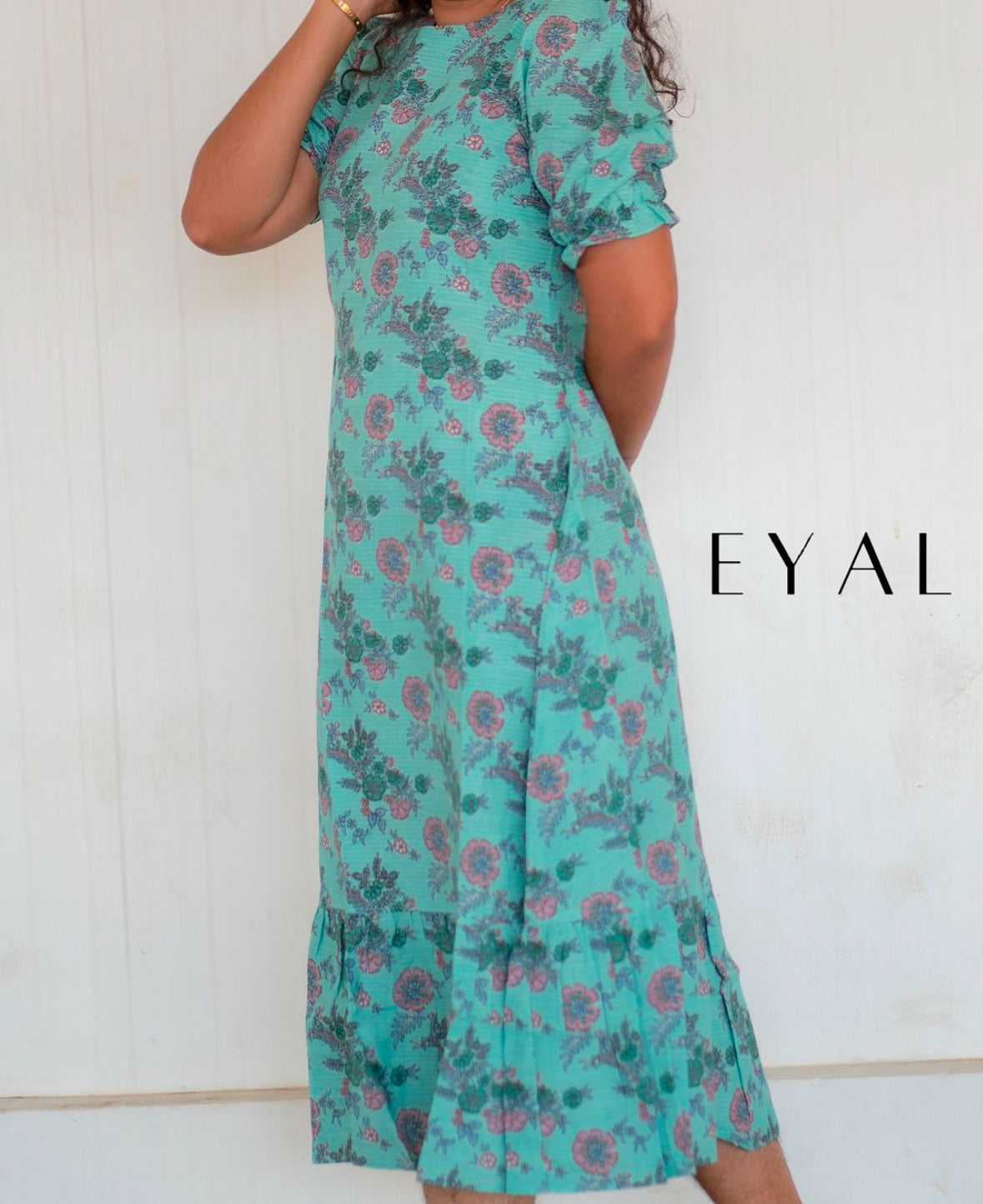 Kantha cotton maxi -1057